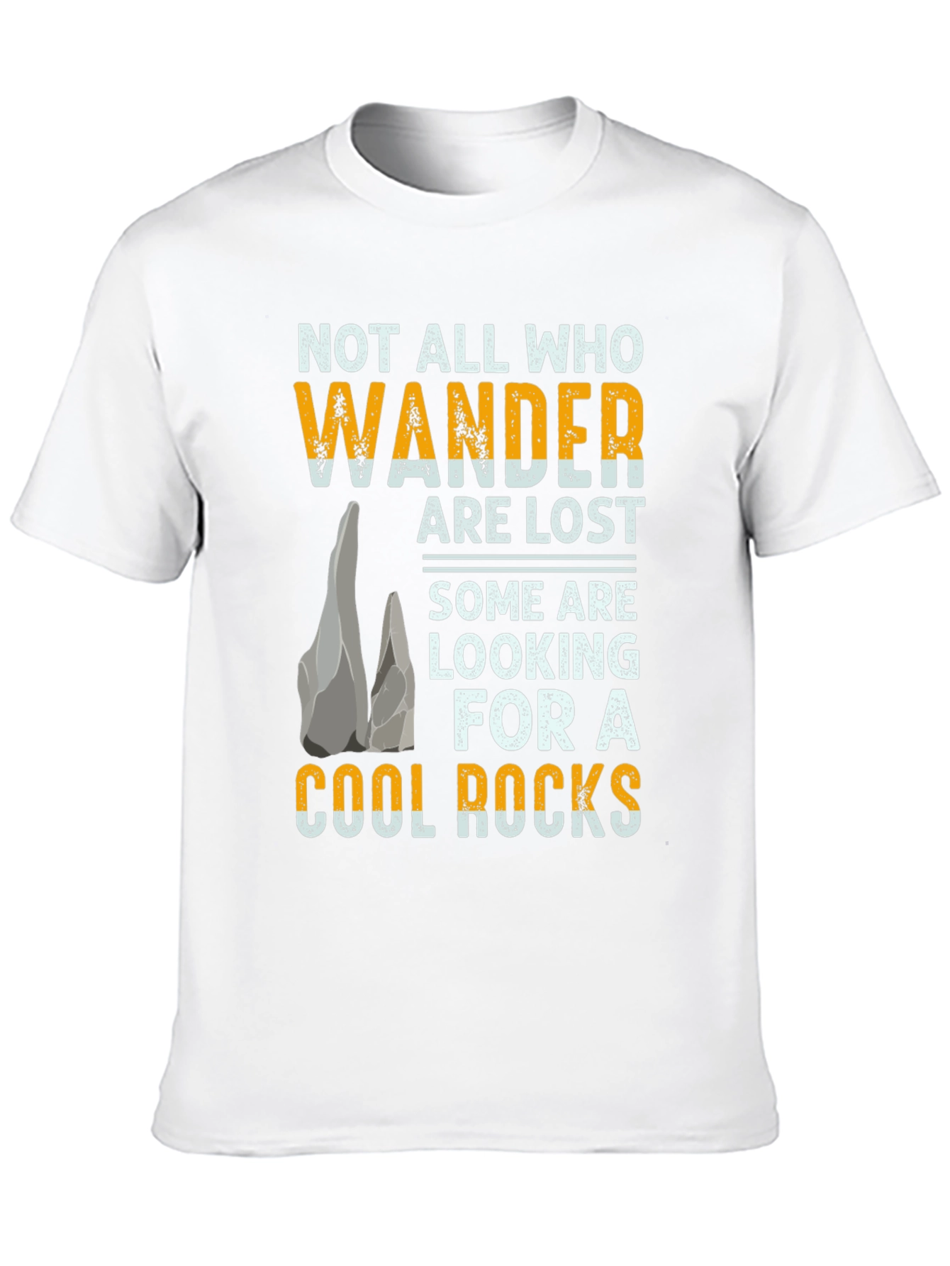 Wanderers Cool Rocks T-Shirt - Adventure Awaits!