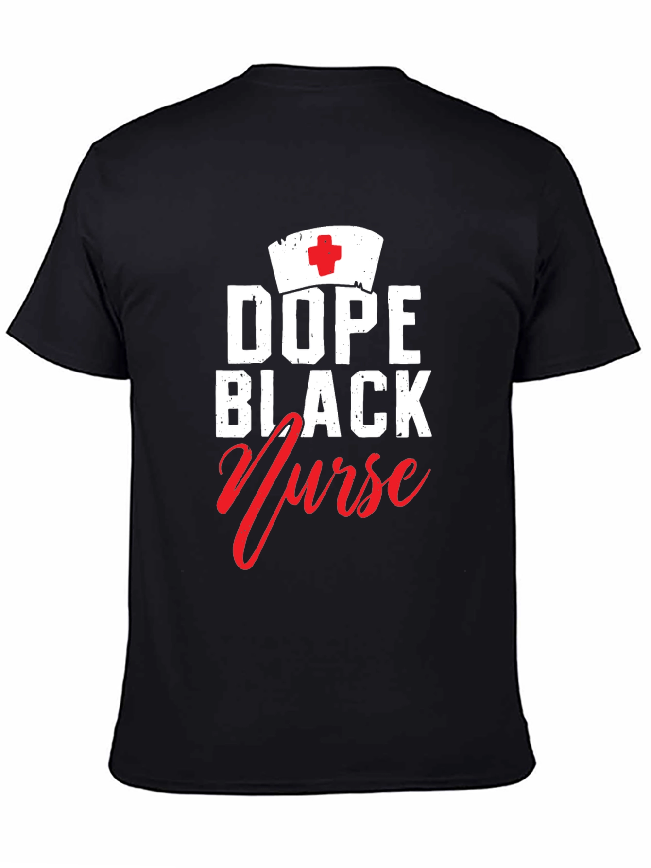 Dope Black Nurse T-Shirt - Stylish Medical Apparel
