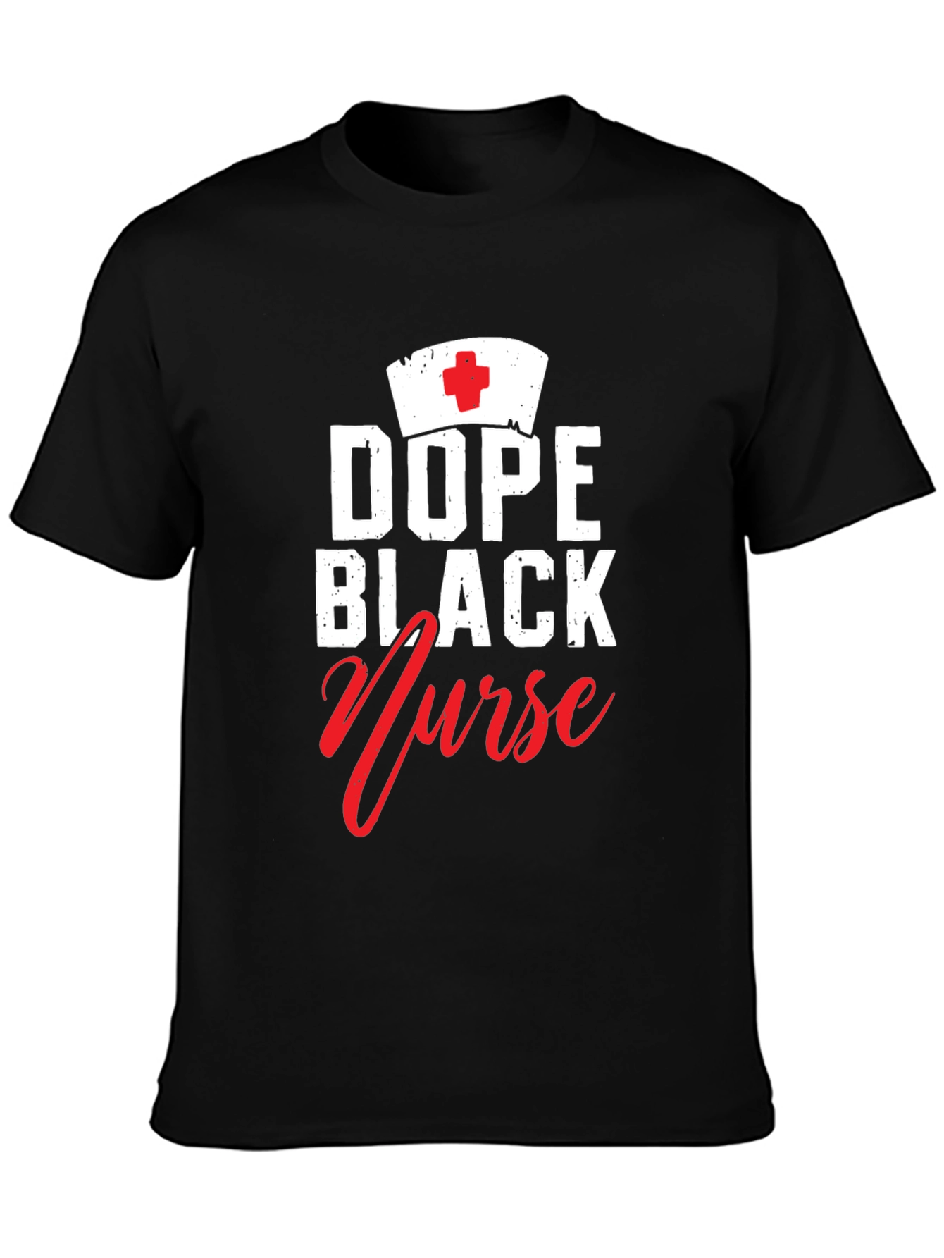 Dope Black Nurse T-Shirt - Stylish Medical Apparel