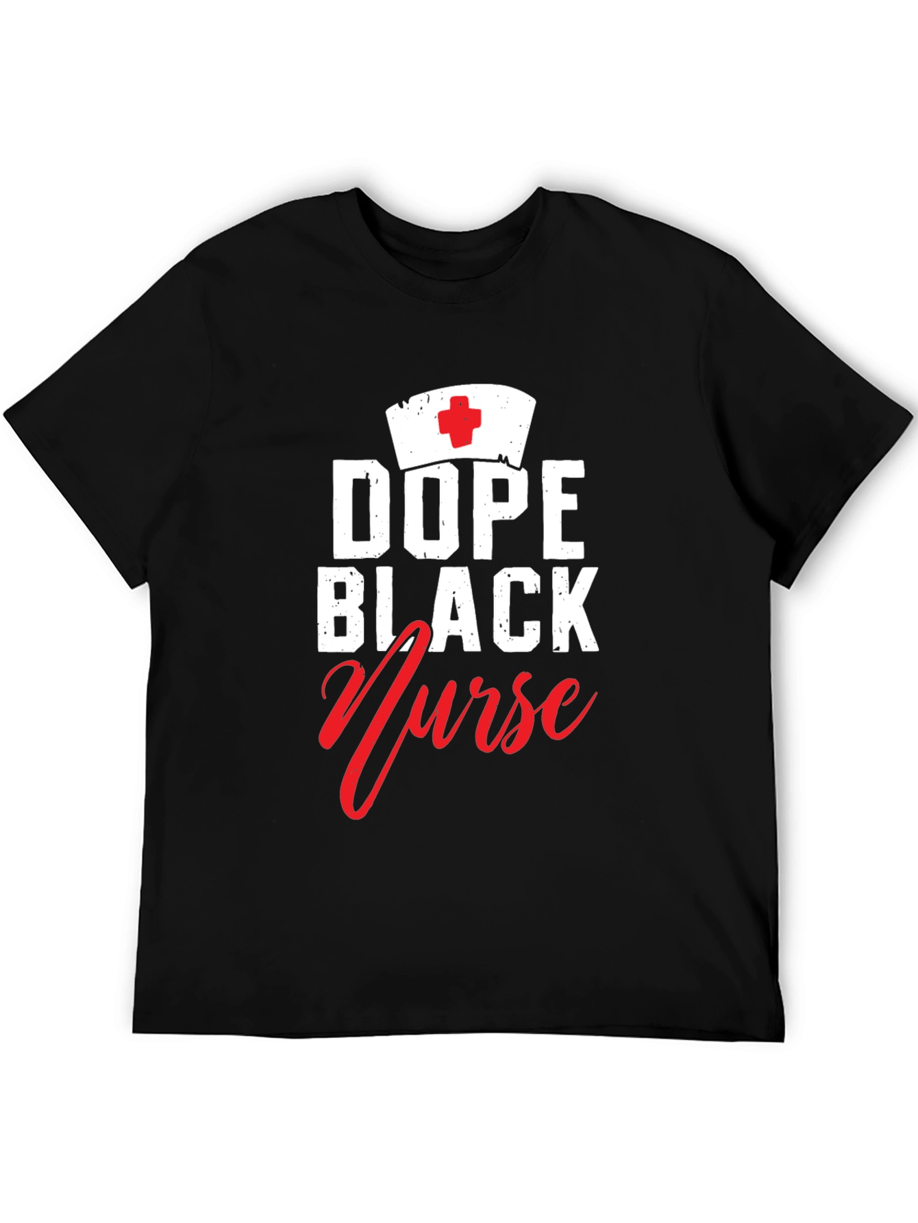 Dope Black Nurse T-Shirt - Stylish Medical Apparel