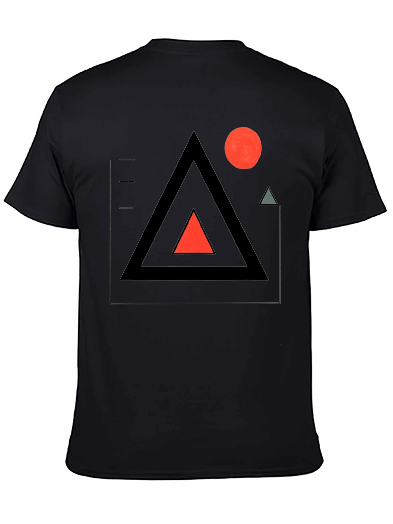 Geometric Graphic Tee - Modern Minimalist Design
