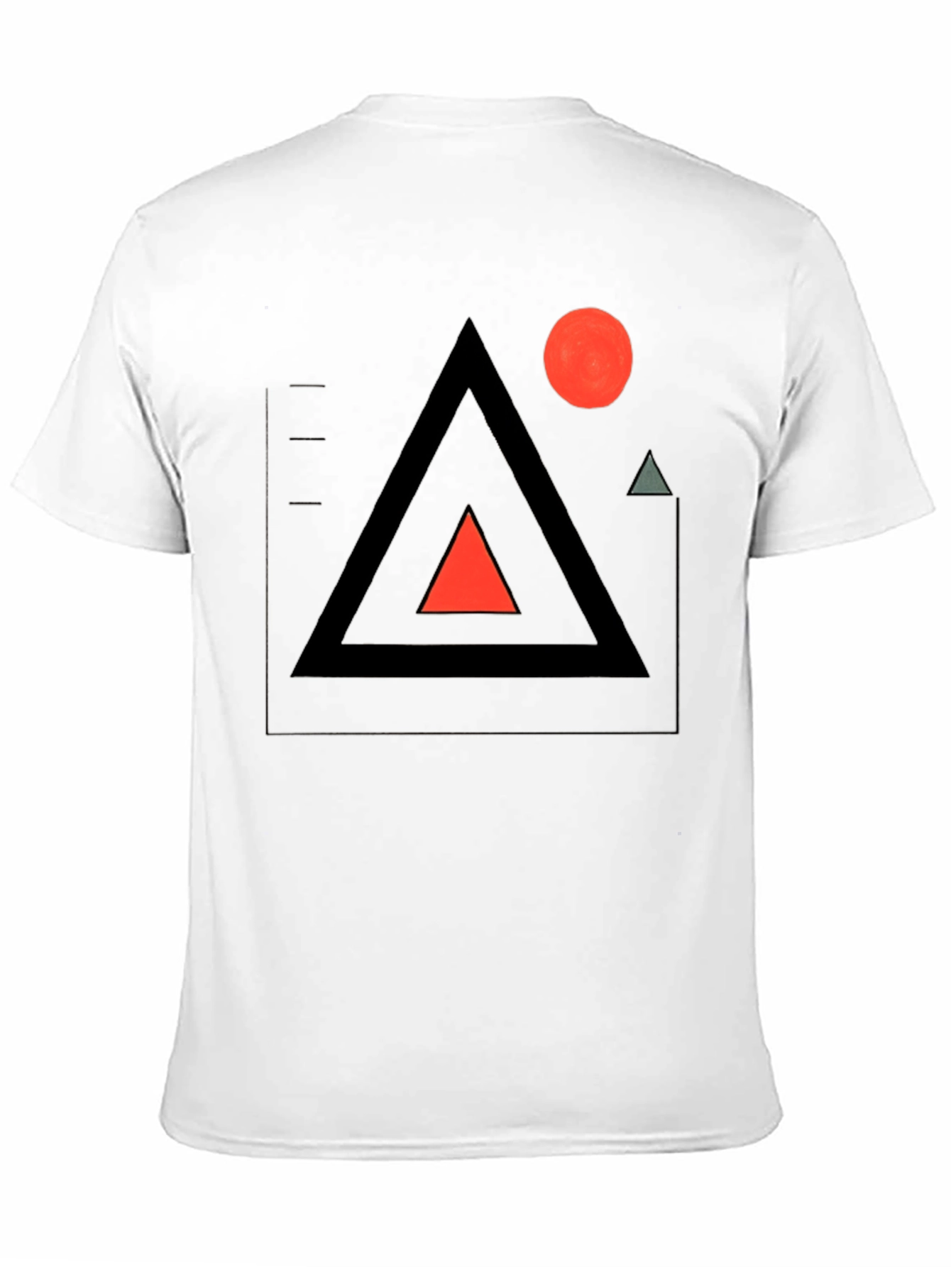 Geometric Graphic Tee - Modern Minimalist Design