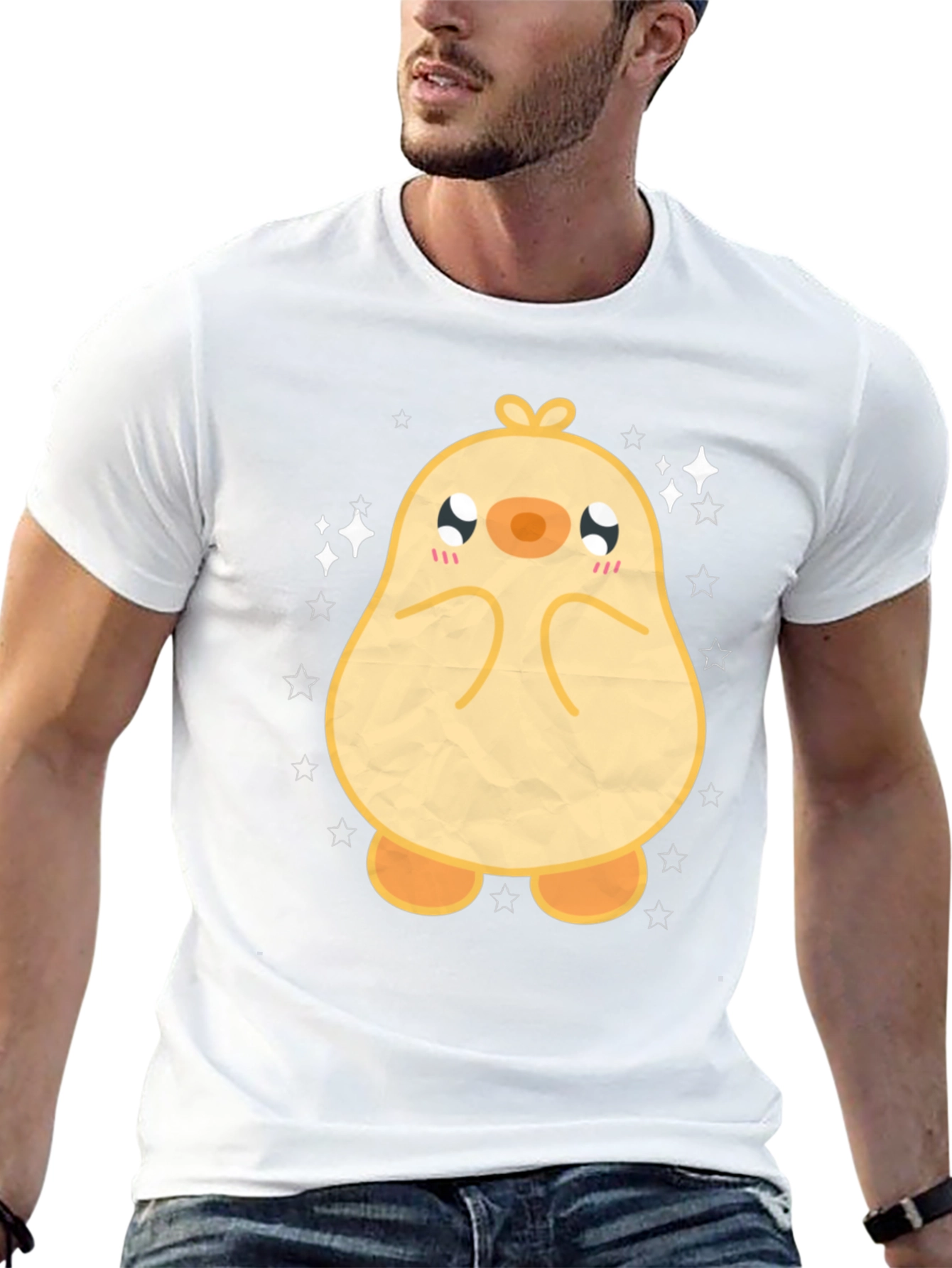 Cute Chick Starry T-Shirt - Soft Cotton Blend
