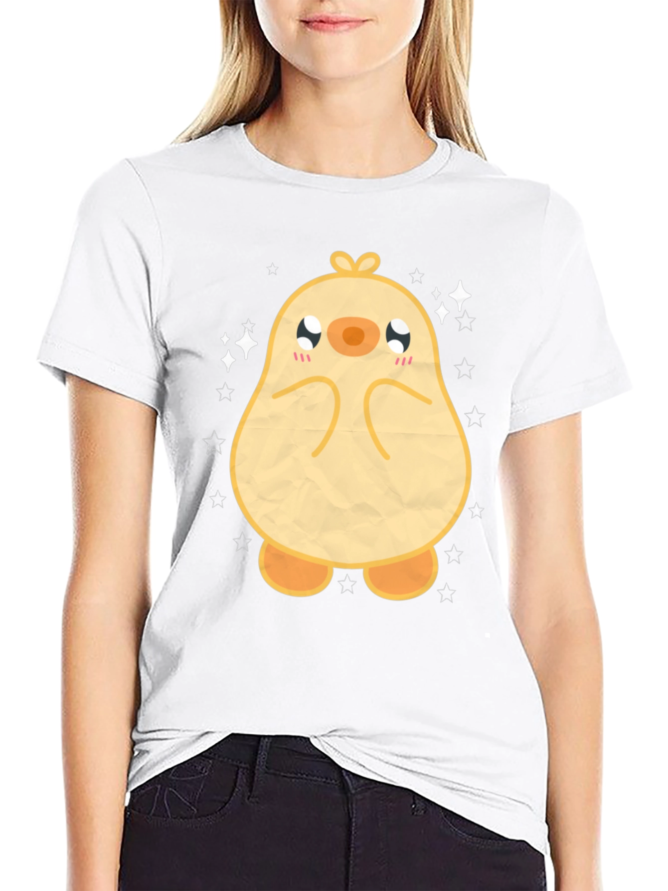 Cute Chick Starry T-Shirt - Soft Cotton Blend