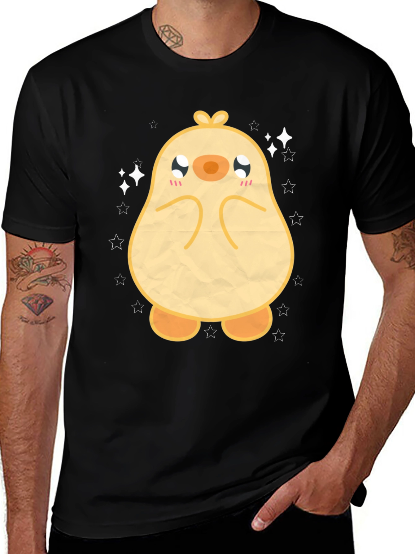 Cute Chick Starry T-Shirt - Soft Cotton Blend