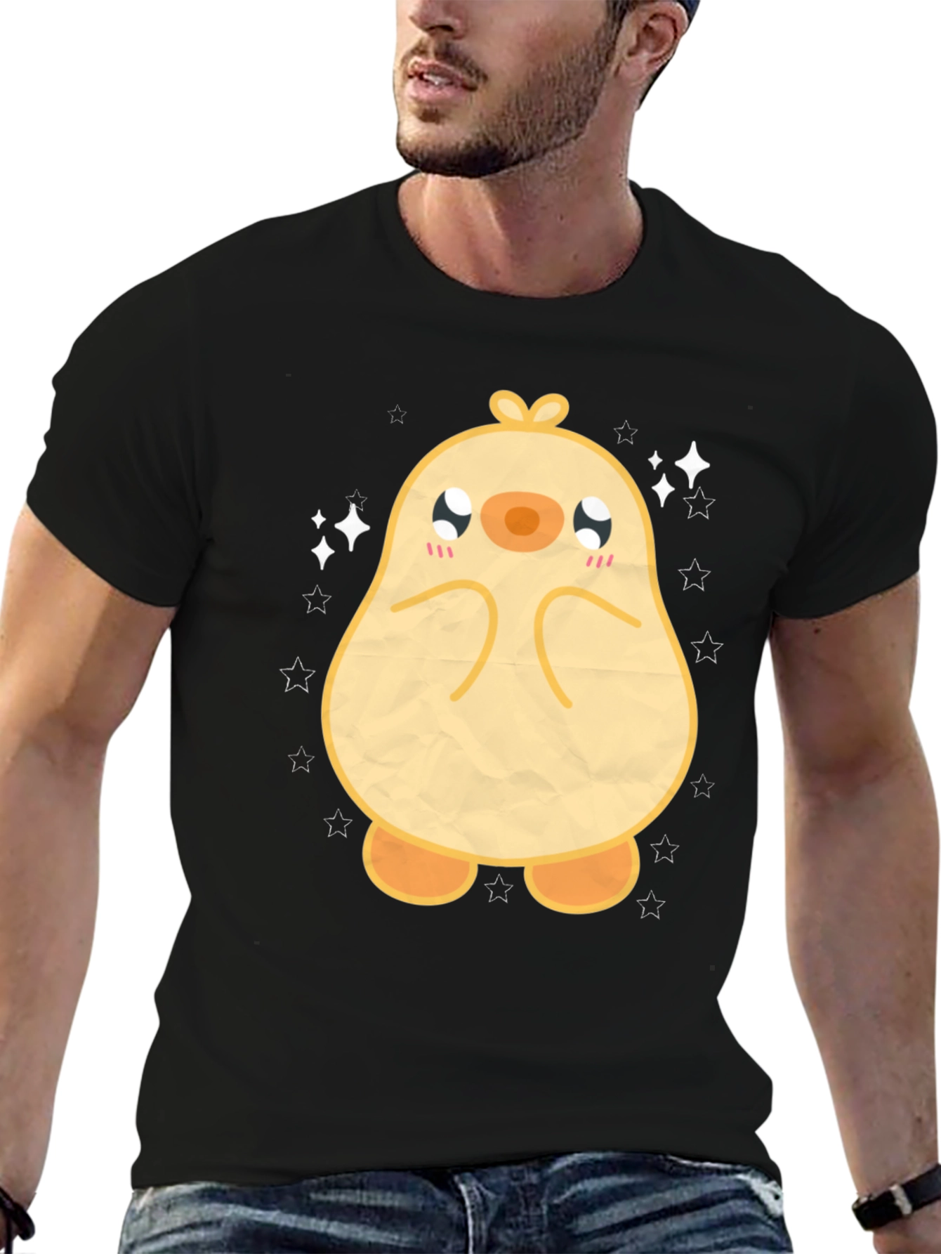 Cute Chick Starry T-Shirt - Soft Cotton Blend