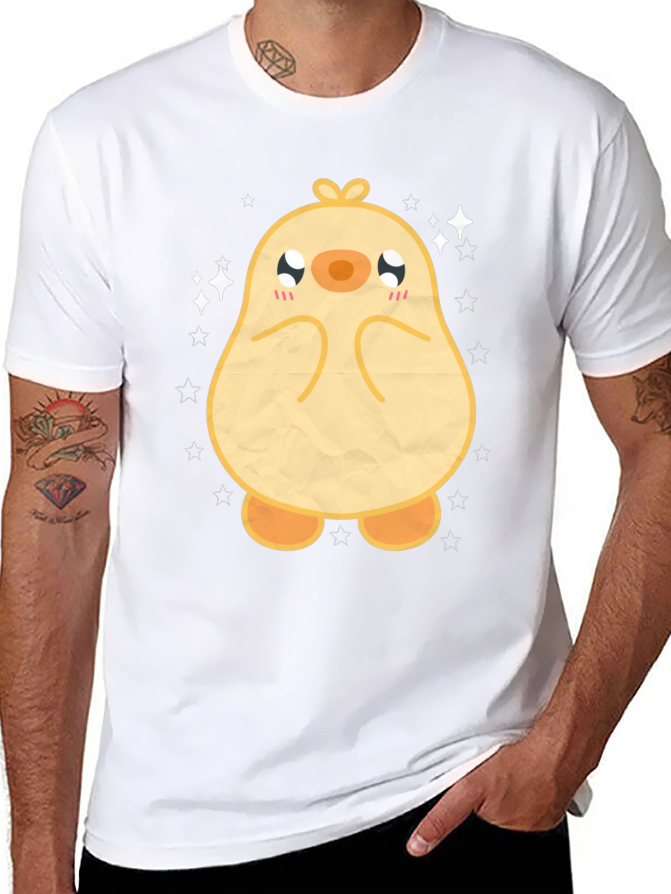Cute Chick Starry T-Shirt - Soft Cotton Blend