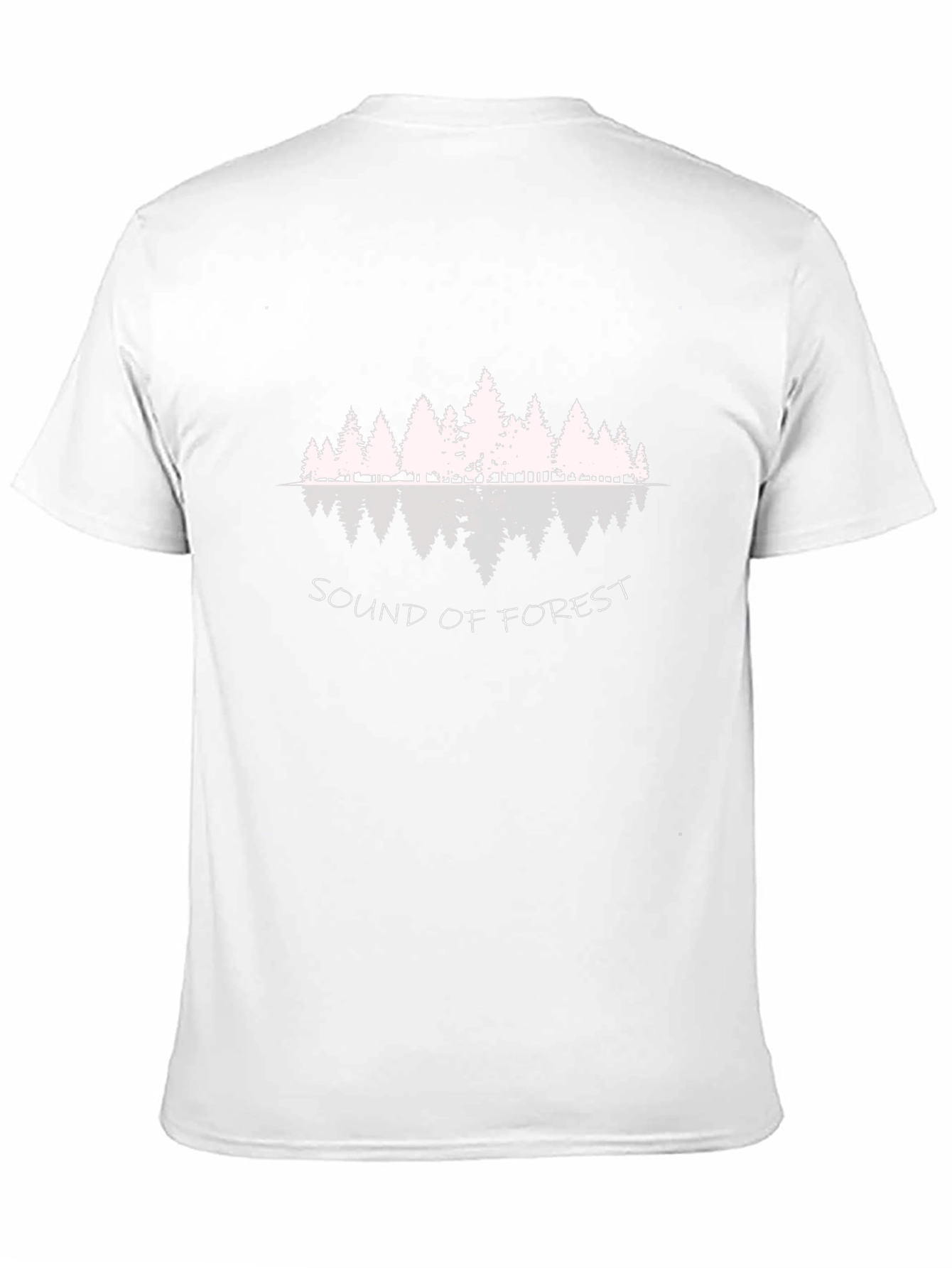 Sound of Forest Black Graphic T-Shirt