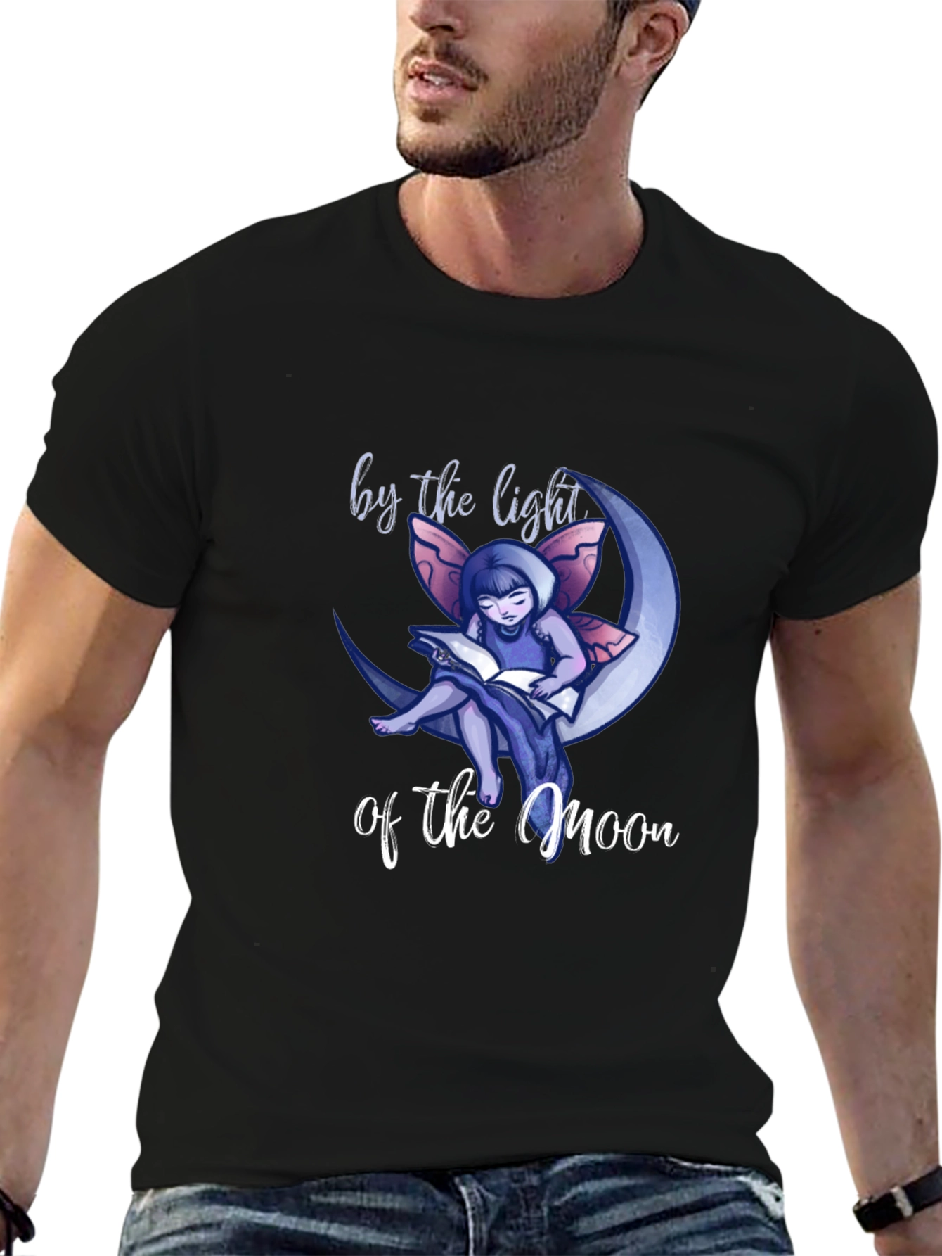Moonlight Fairy Reading T-Shirt