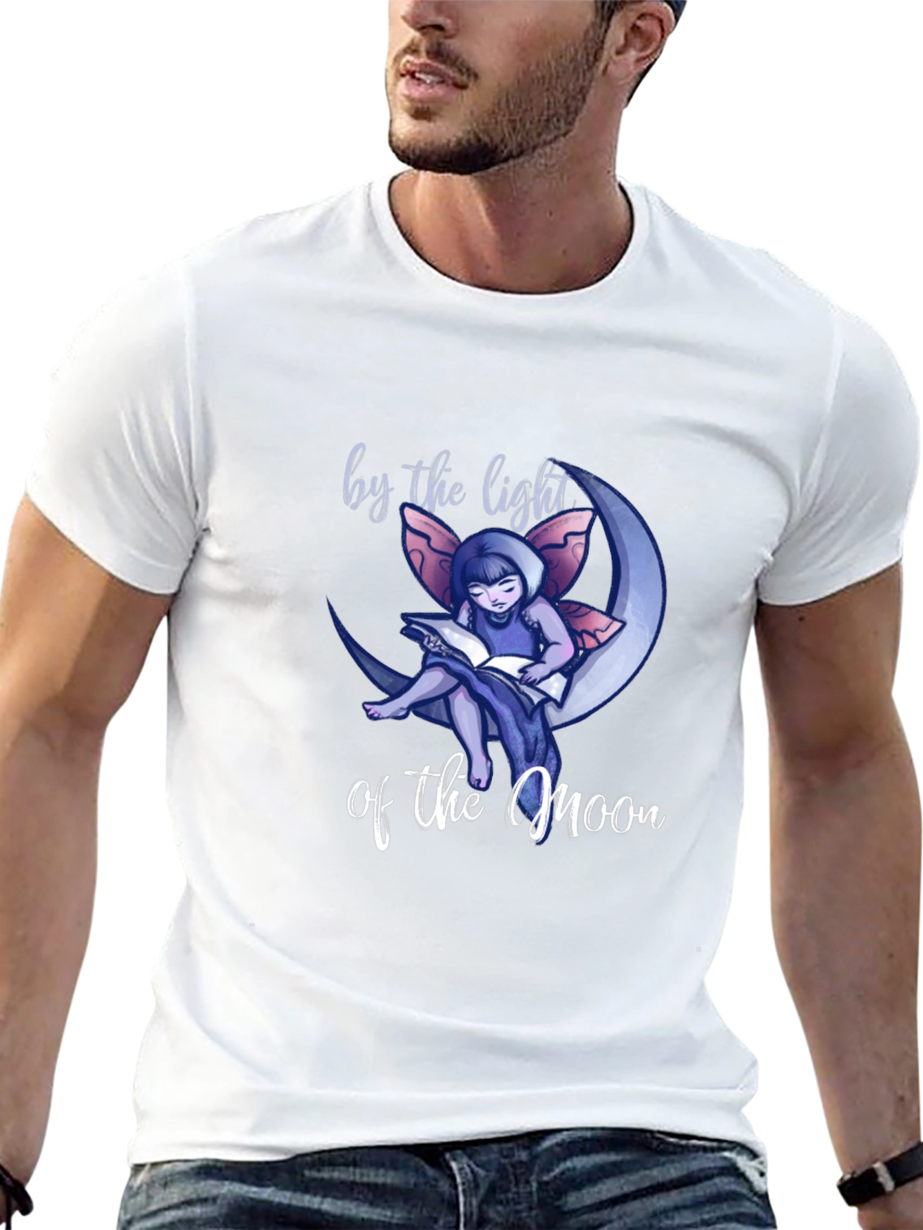 Moonlight Fairy Reading T-Shirt