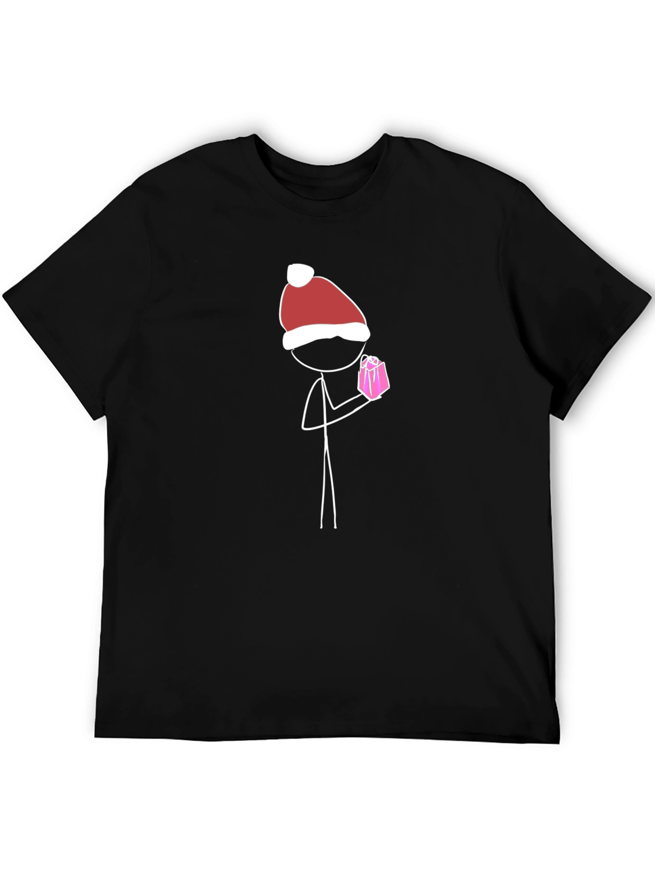 Festive Stick Figure Tee - Christmas Gift