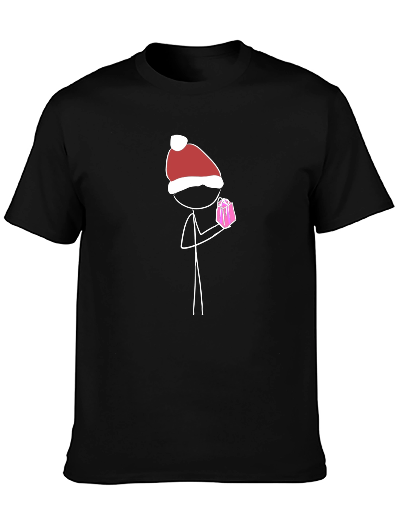 Festive Stick Figure Tee - Christmas Gift