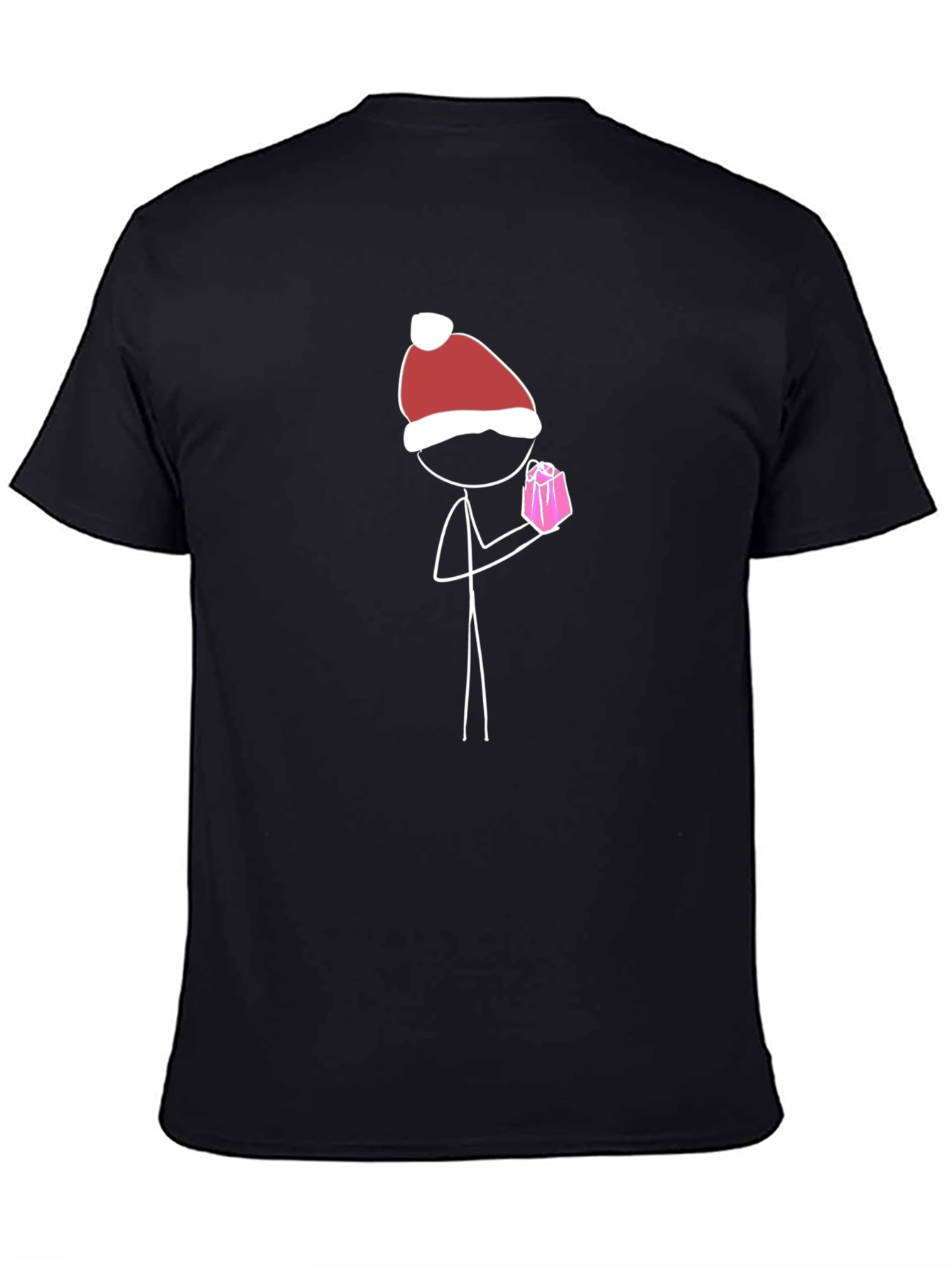 Festive Stick Figure Tee - Christmas Gift