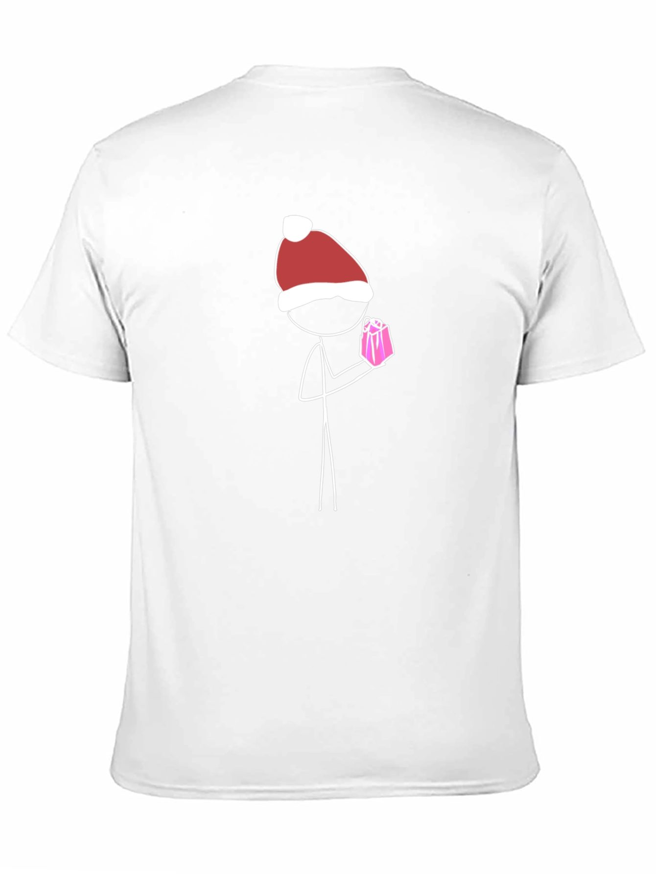 Festive Stick Figure Tee - Christmas Gift