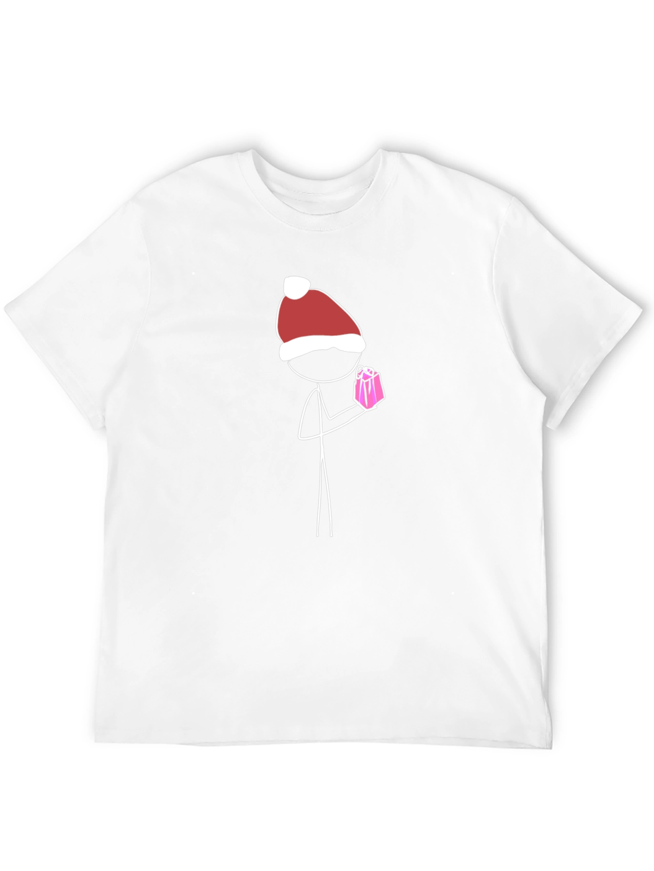 Festive Stick Figure Tee - Christmas Gift