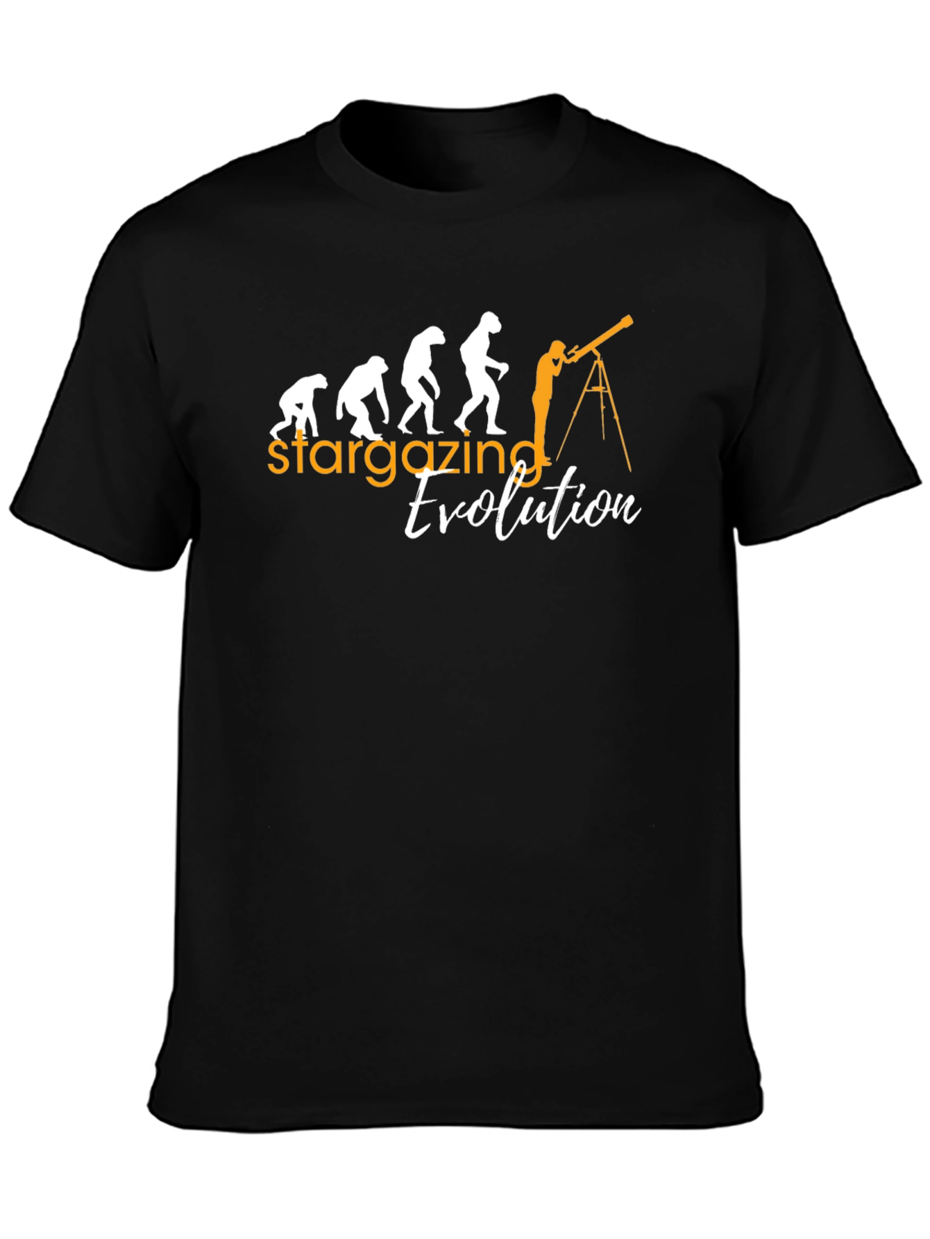 Stargazing Evolution Black T-Shirt