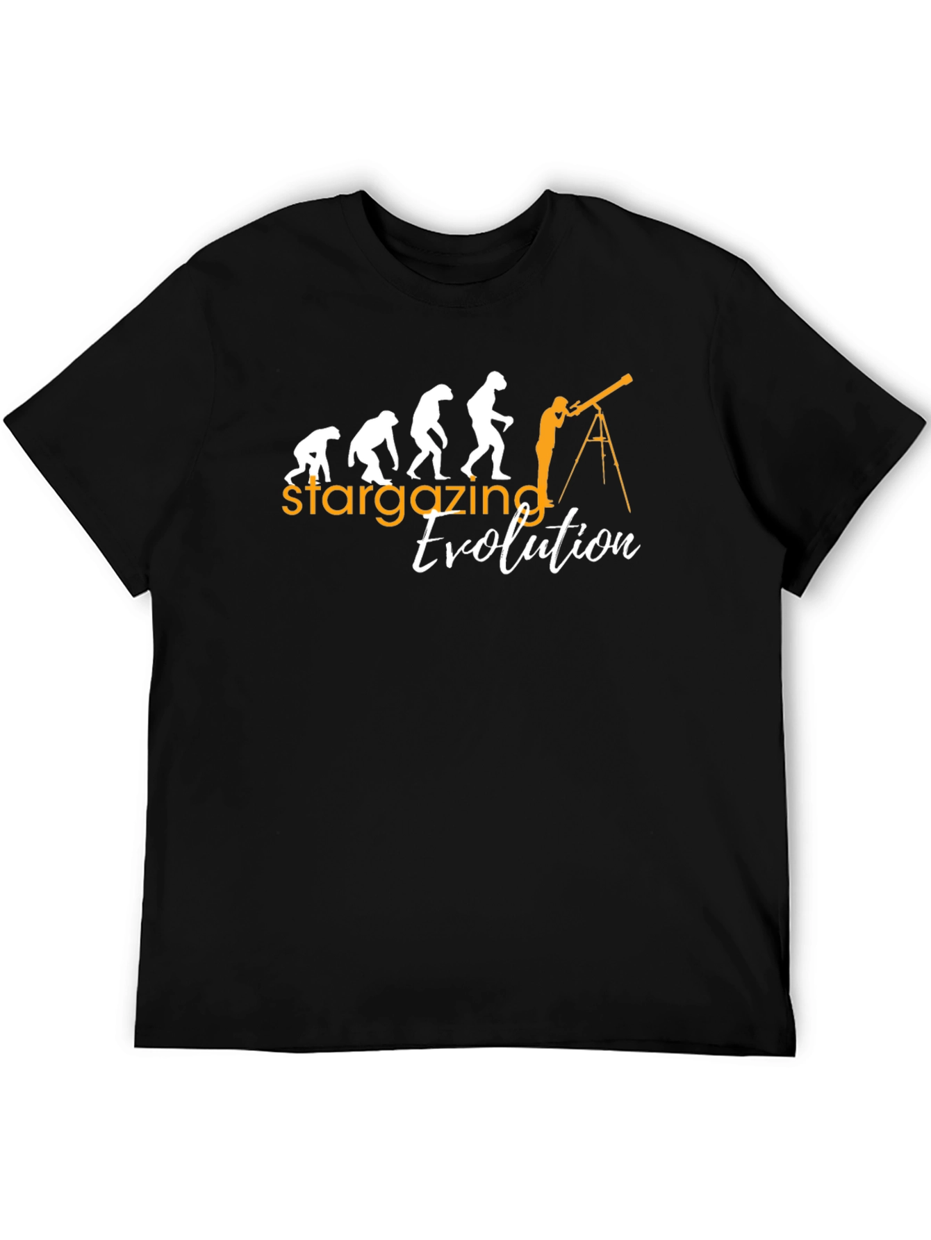 Stargazing Evolution Black T-Shirt