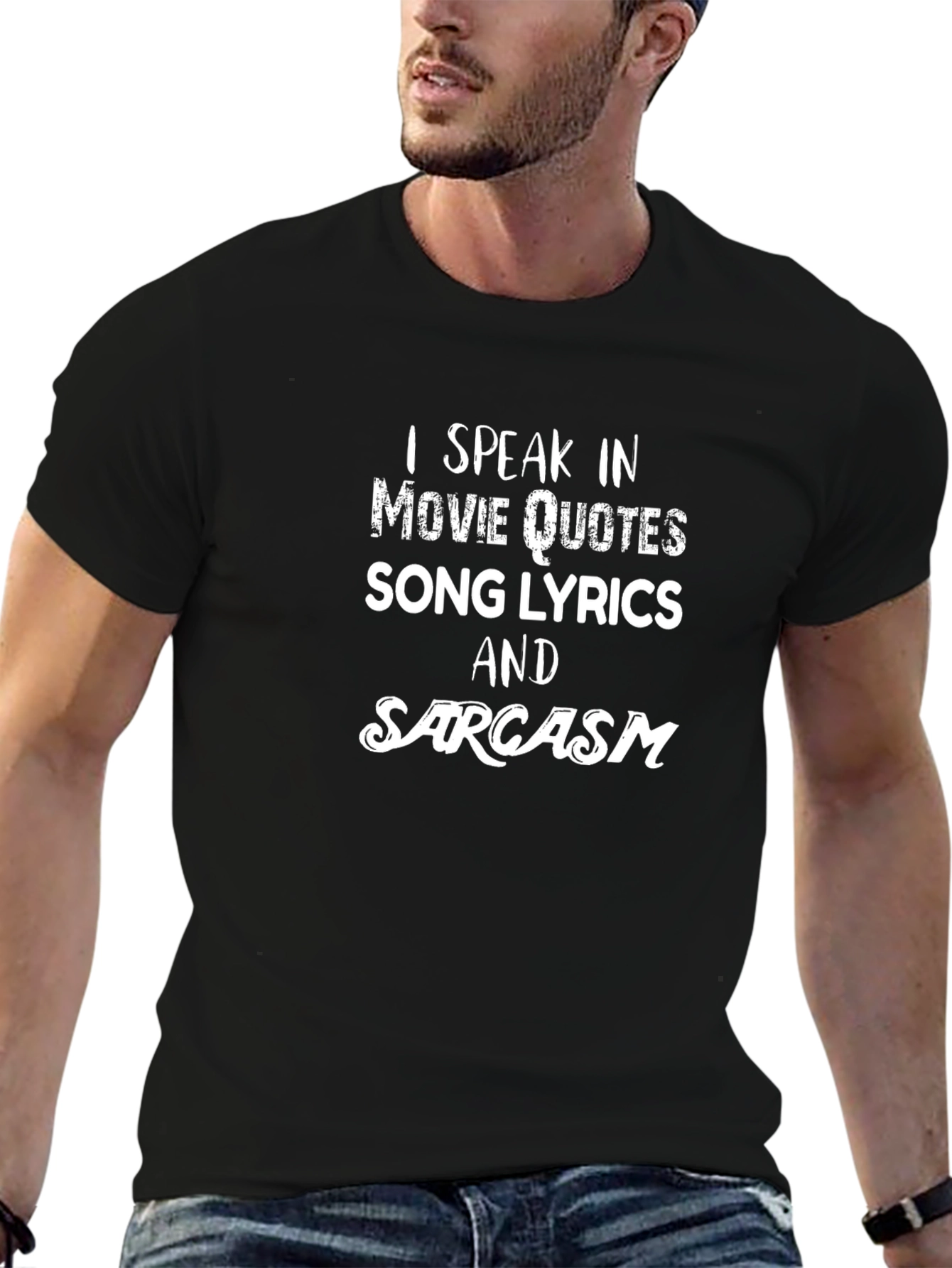 I Speak In Movie Quotes T-Shirt - Sarcastic Tee