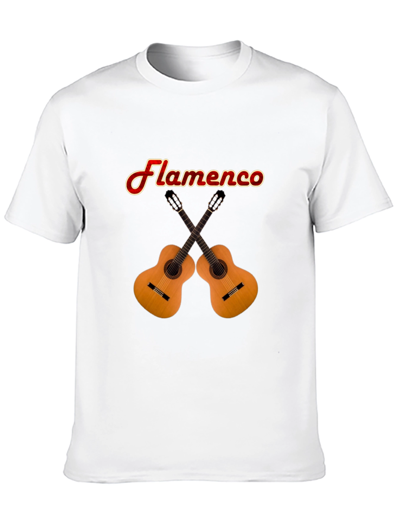 Flamenco Guitars Graphic T-Shirt - Black