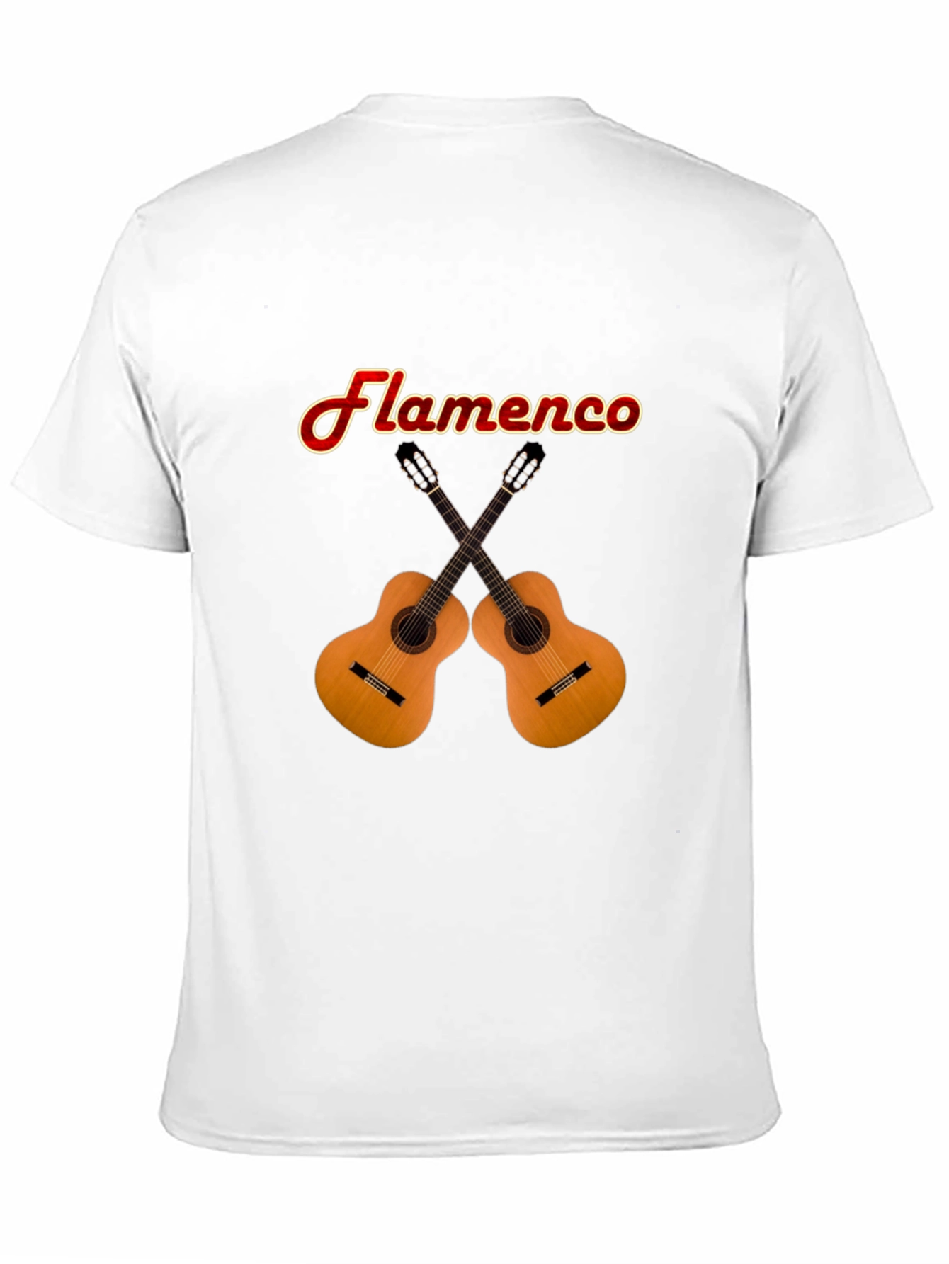 Flamenco Guitars Graphic T-Shirt - Black