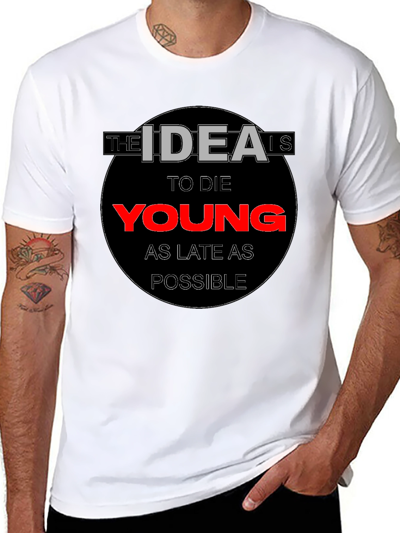 The Idea is to Die Young T-Shirt