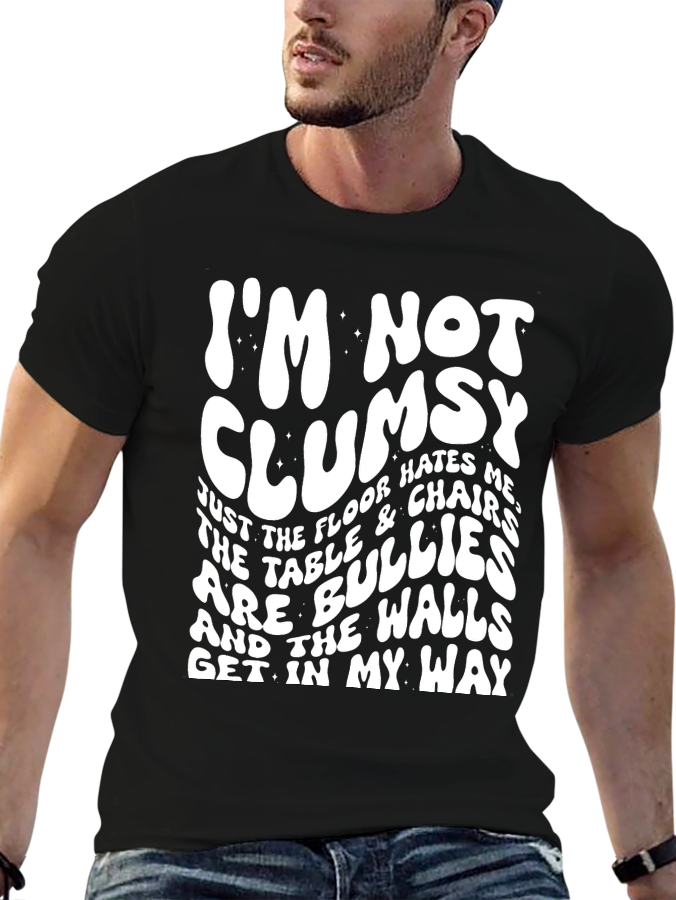 Funny Im Not Clumsy Graphic T-Shirt