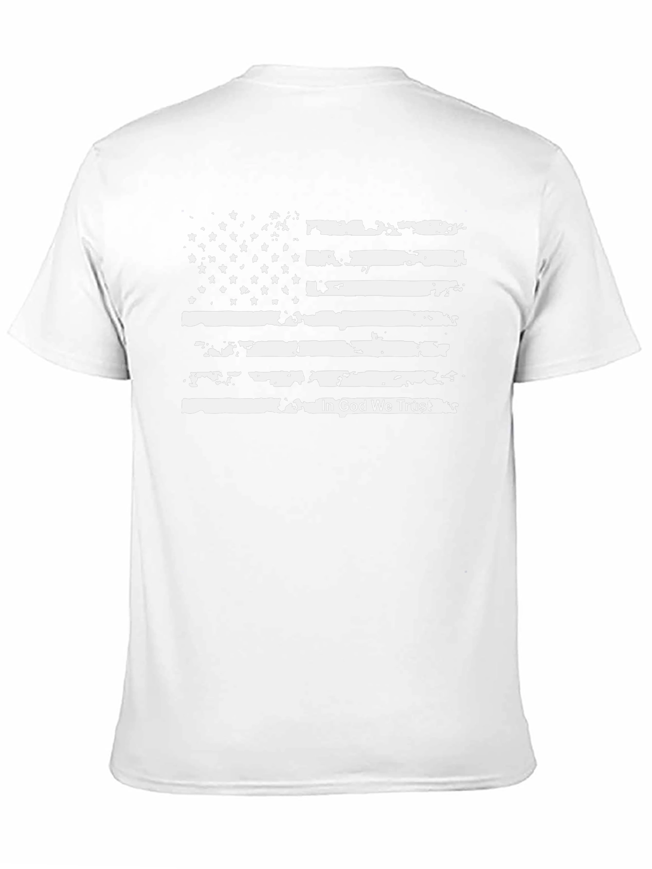 Distressed American Flag Graphic T-Shirt