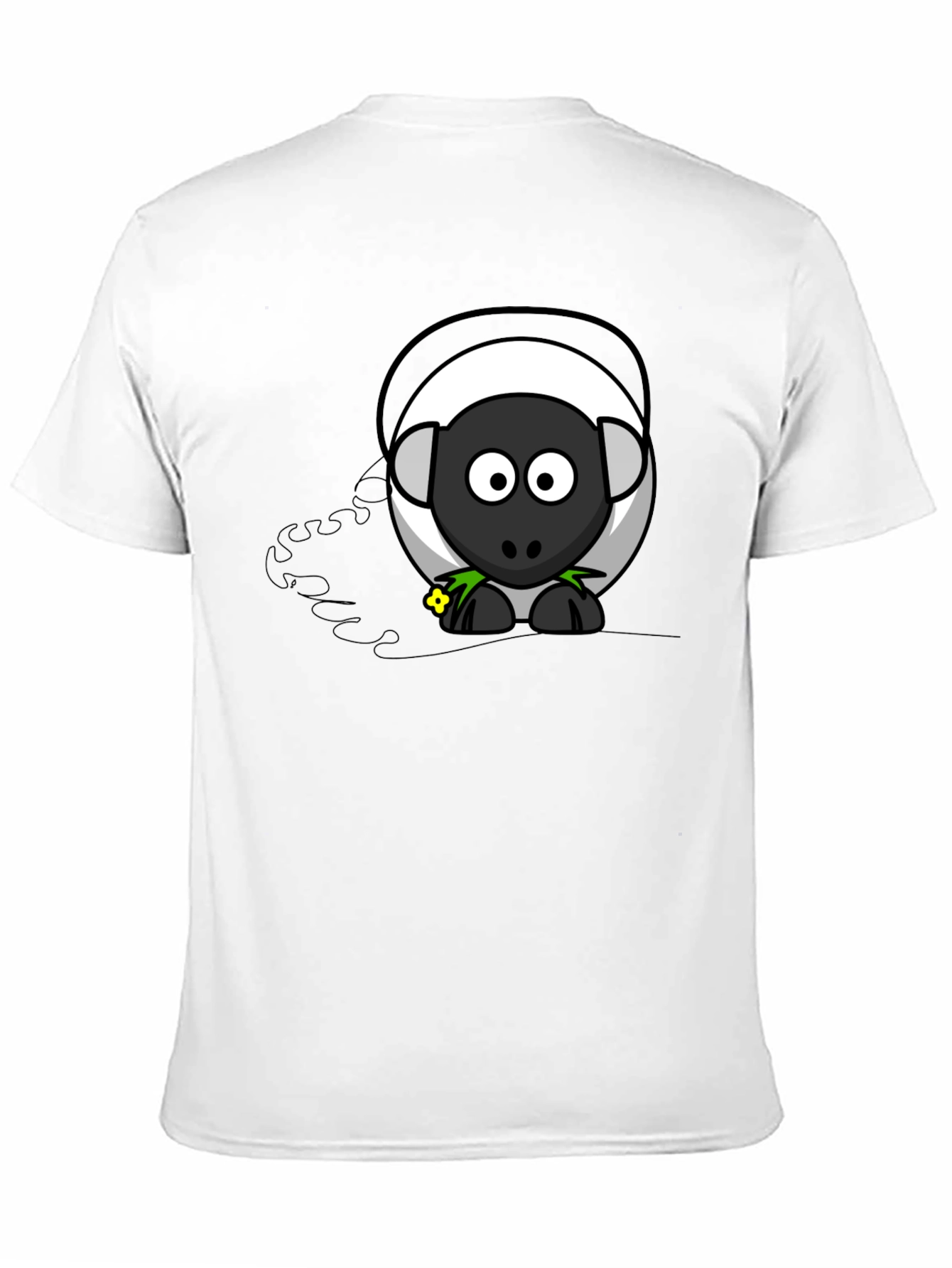 Cartoon Sheep Graphic T-Shirt