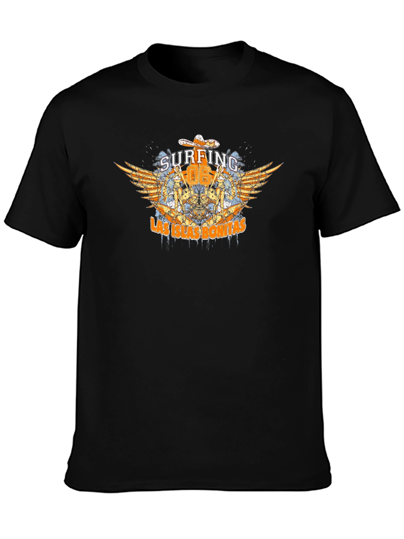 Surfing Las Islas Bonitas Mens T-Shirt