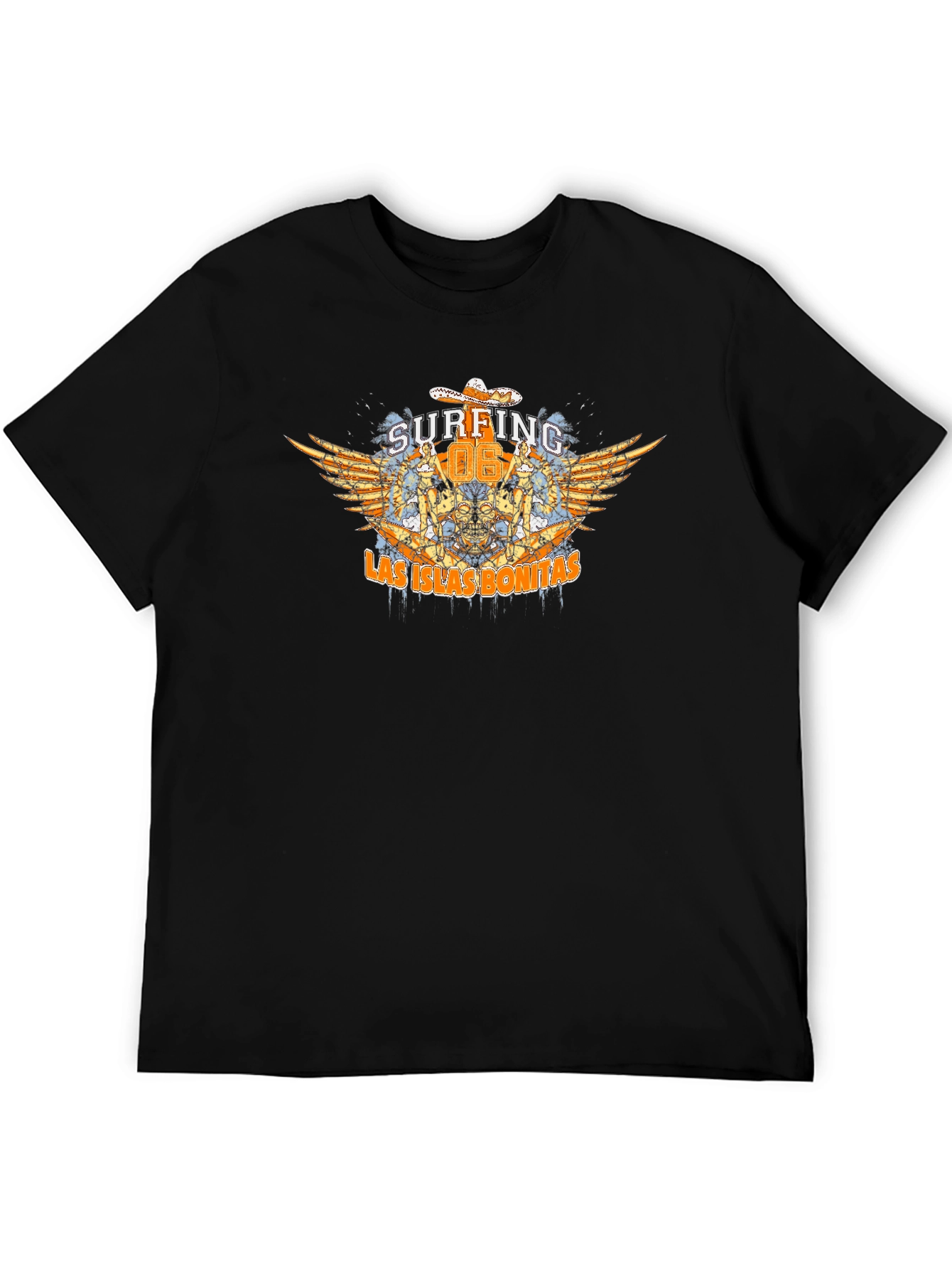 Surfing Las Islas Bonitas Mens T-Shirt