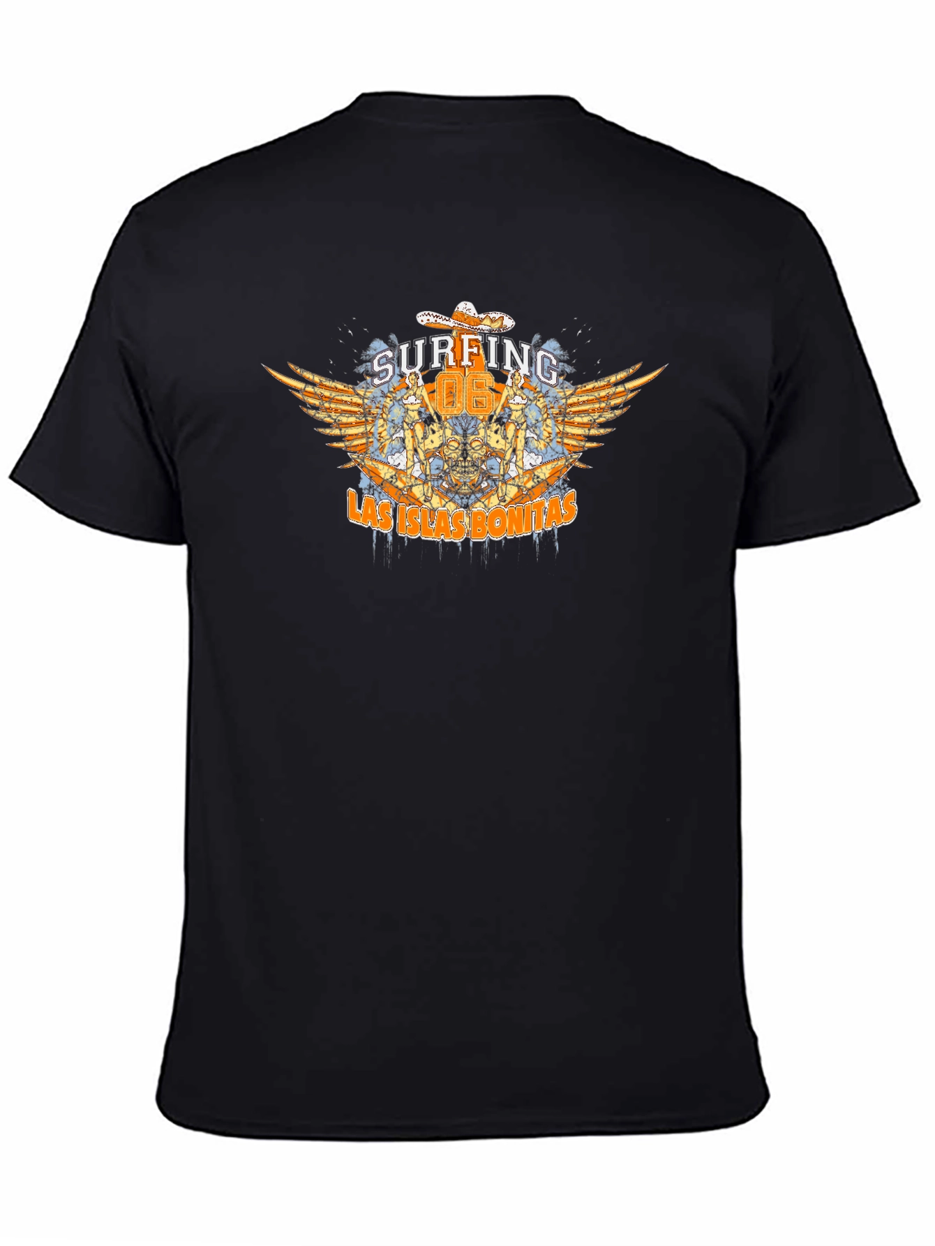 Surfing Las Islas Bonitas Mens T-Shirt