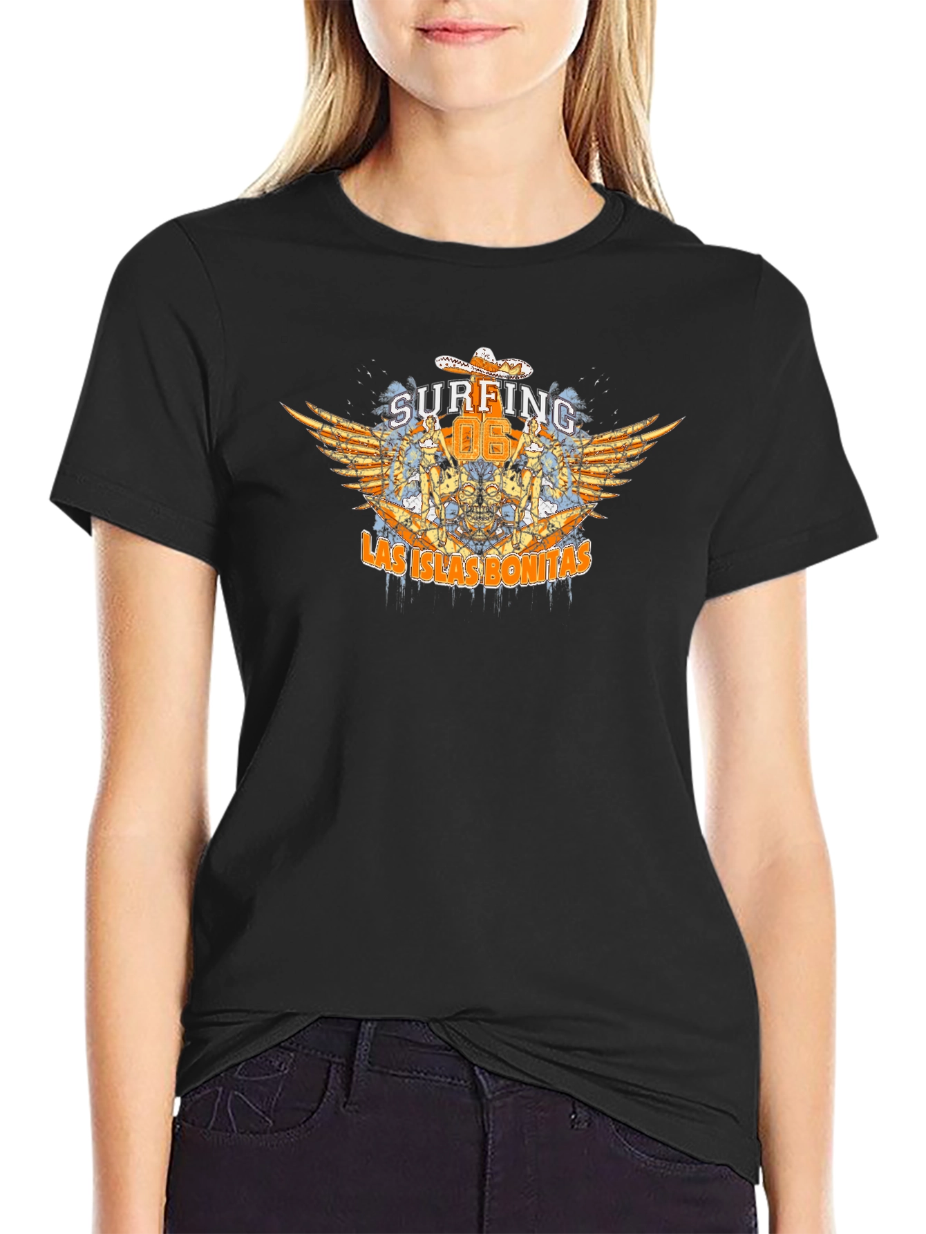 Surfing Las Islas Bonitas Mens T-Shirt