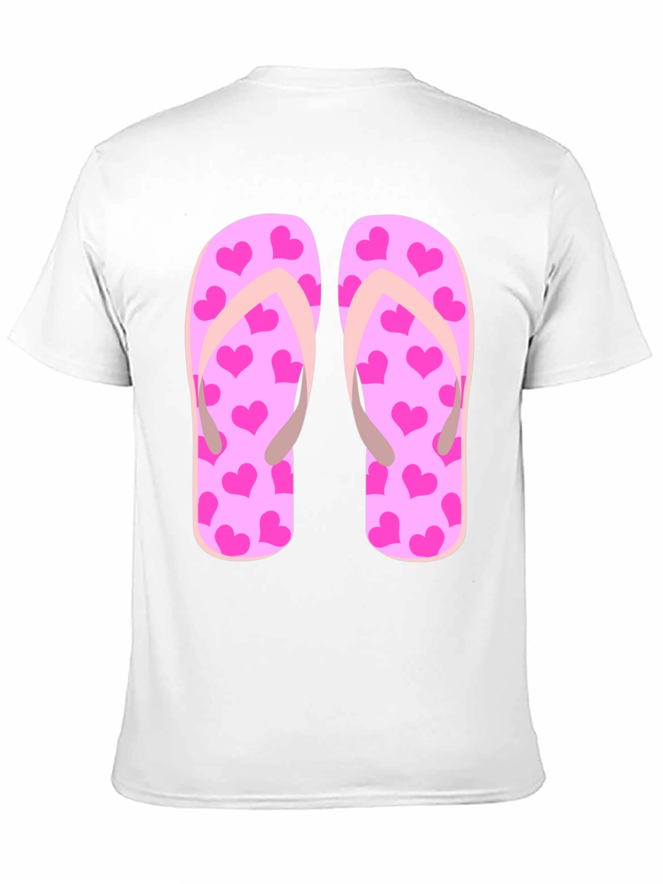 Flip Flop Heart Print Tee