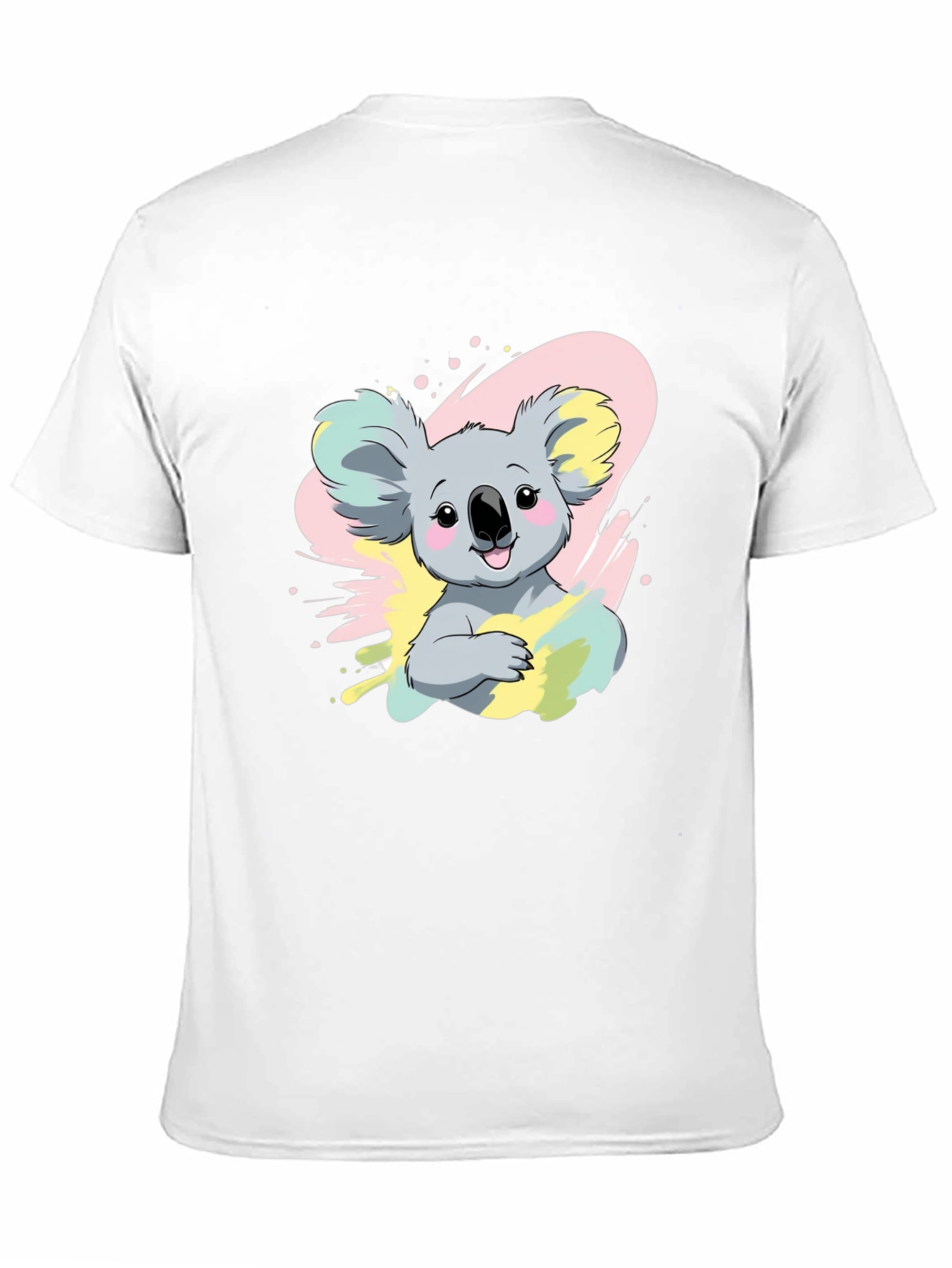 Koala Bear Graphic Tee - Mens Black T-Shirt