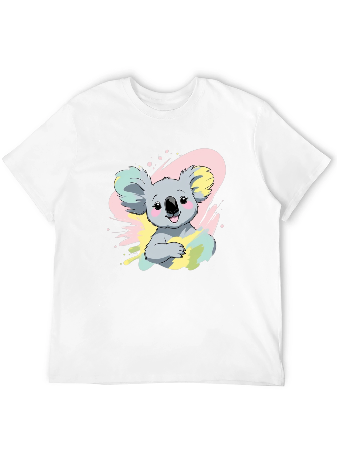 Koala Bear Graphic Tee - Mens Black T-Shirt