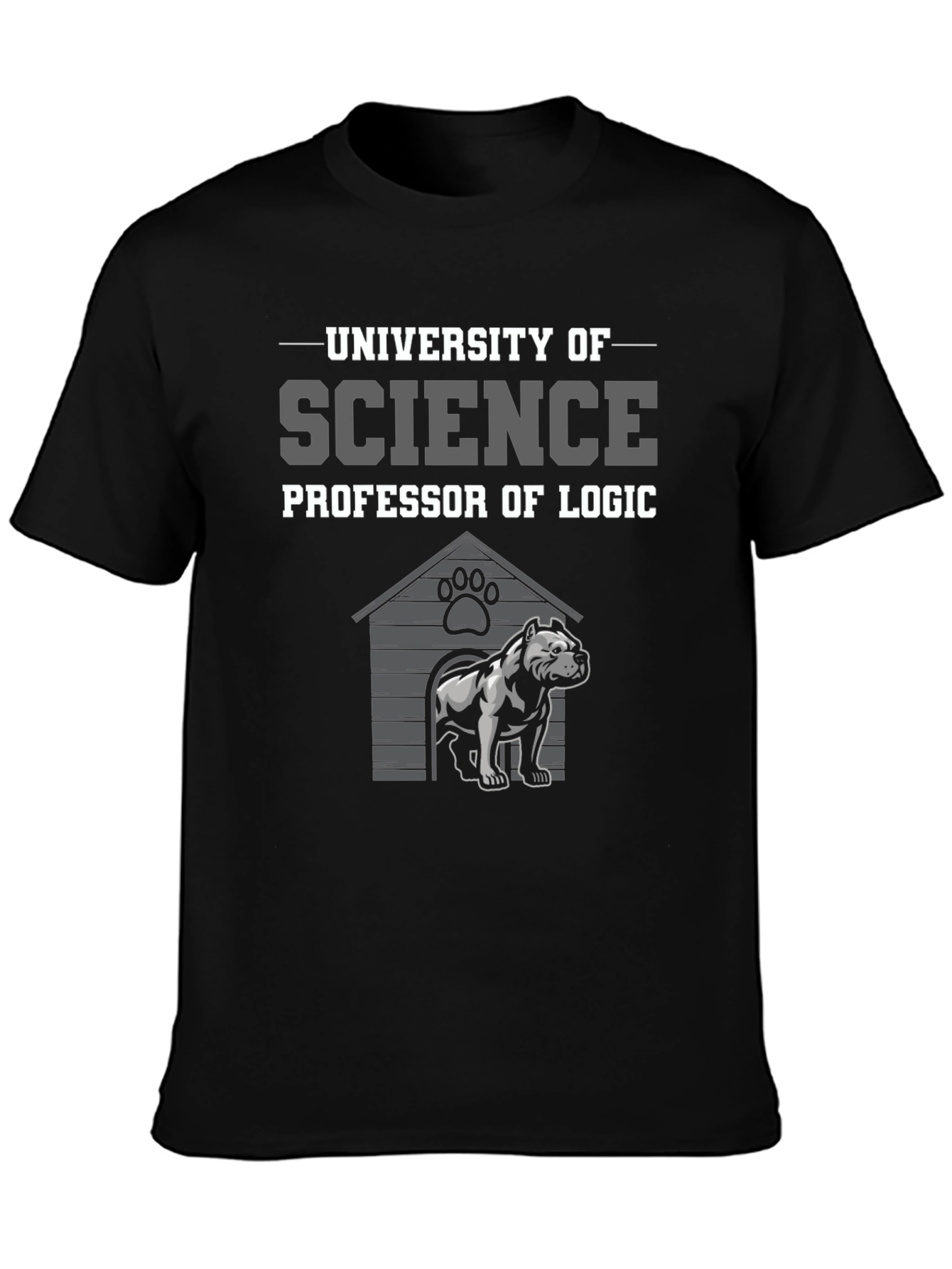 Science Professor Logic Dog T-Shirt