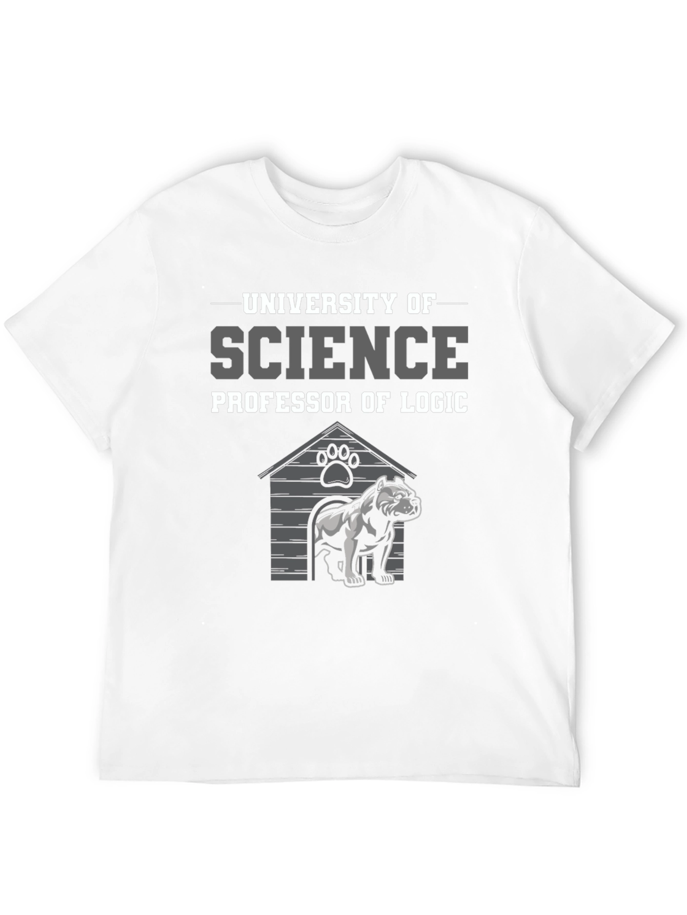 Science Professor Logic Dog T-Shirt