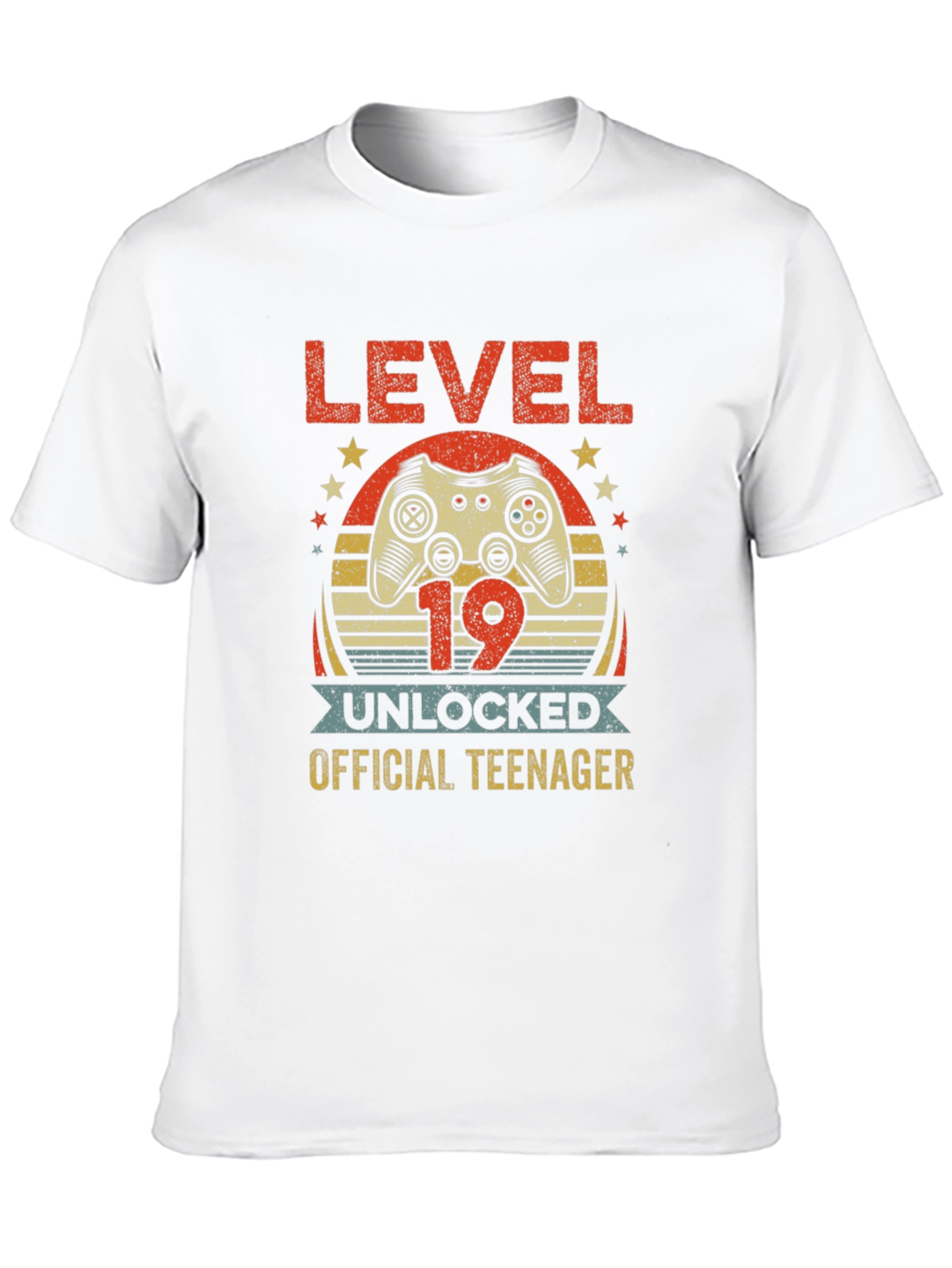 Level 19 Unlocked Teenager Graphic T-Shirt