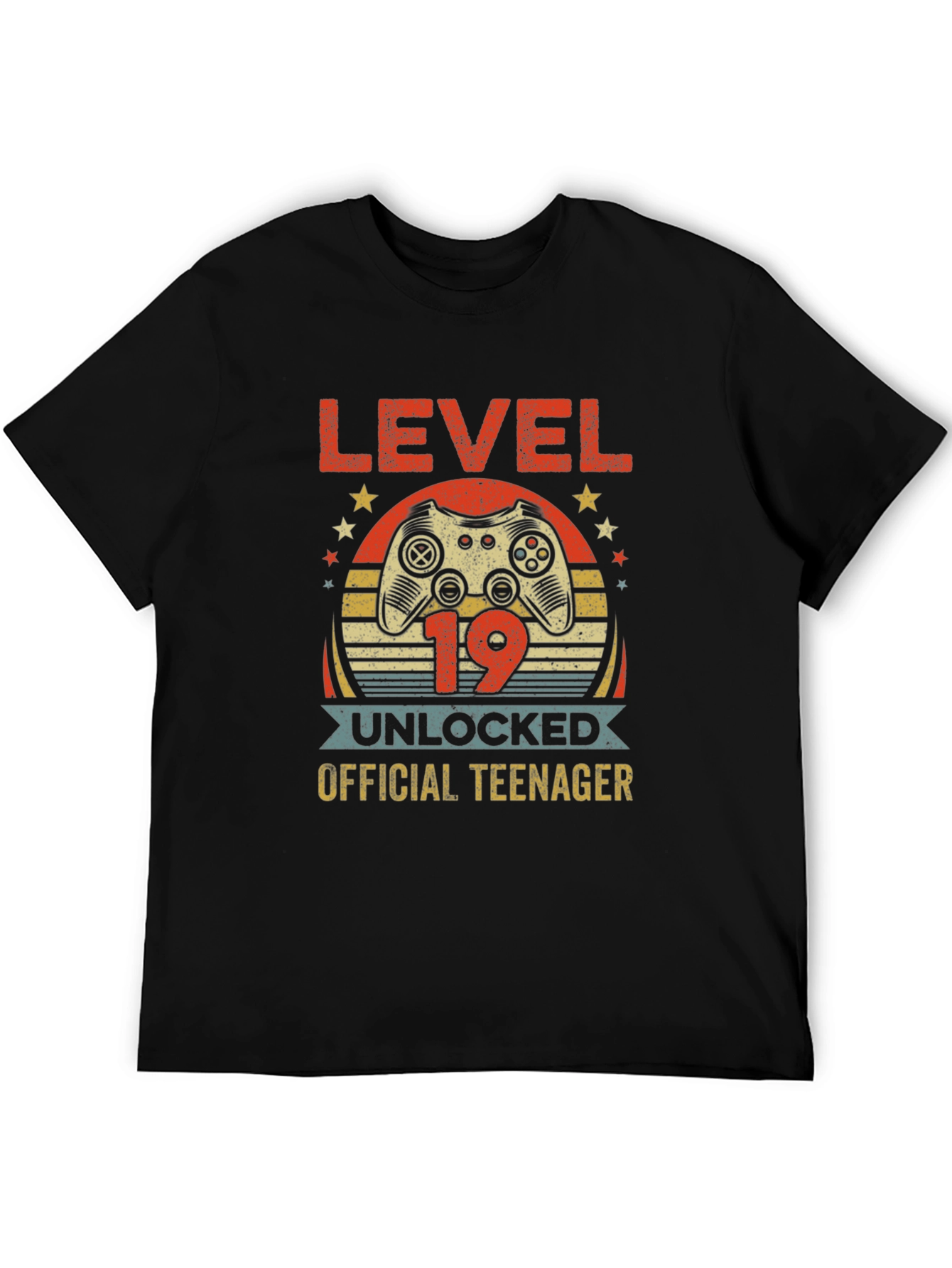 Level 19 Unlocked Teenager Graphic T-Shirt