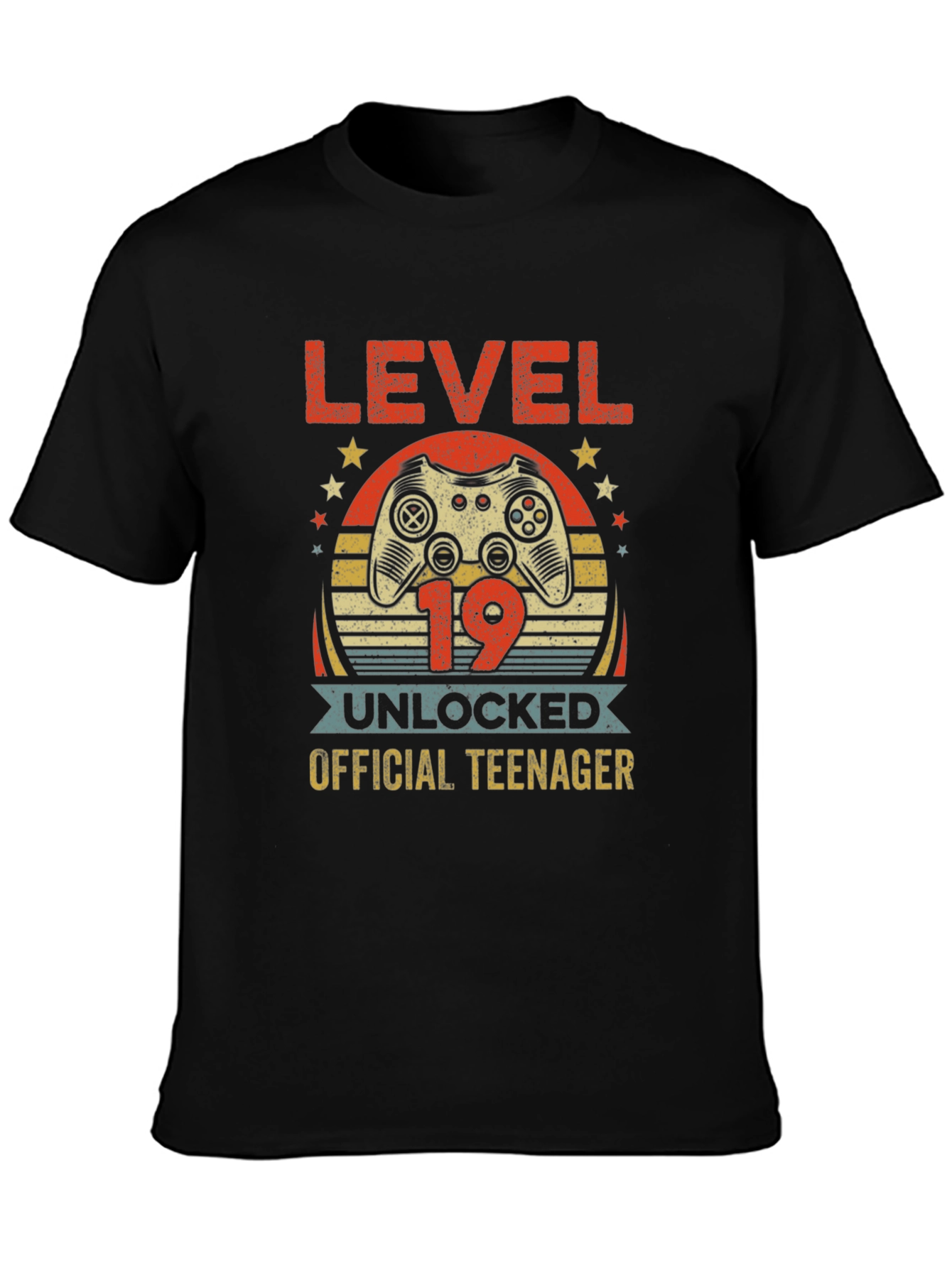 Level 19 Unlocked Teenager Graphic T-Shirt