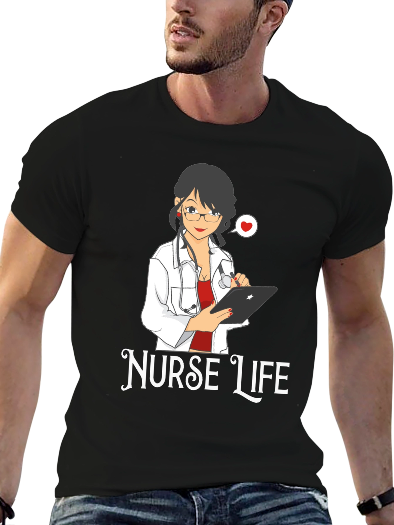 Nurse Life Graphic T-Shirt