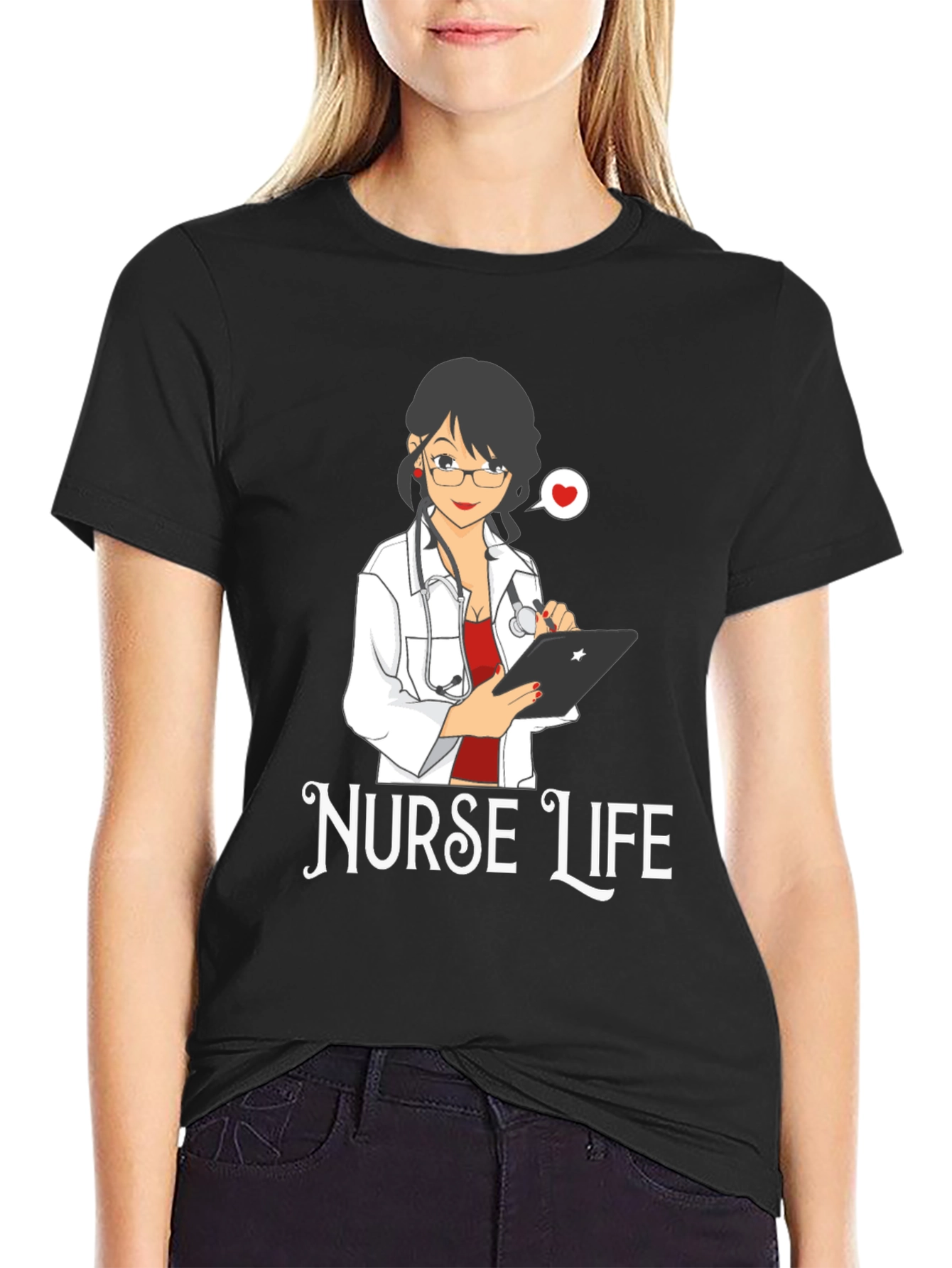 Nurse Life Graphic T-Shirt