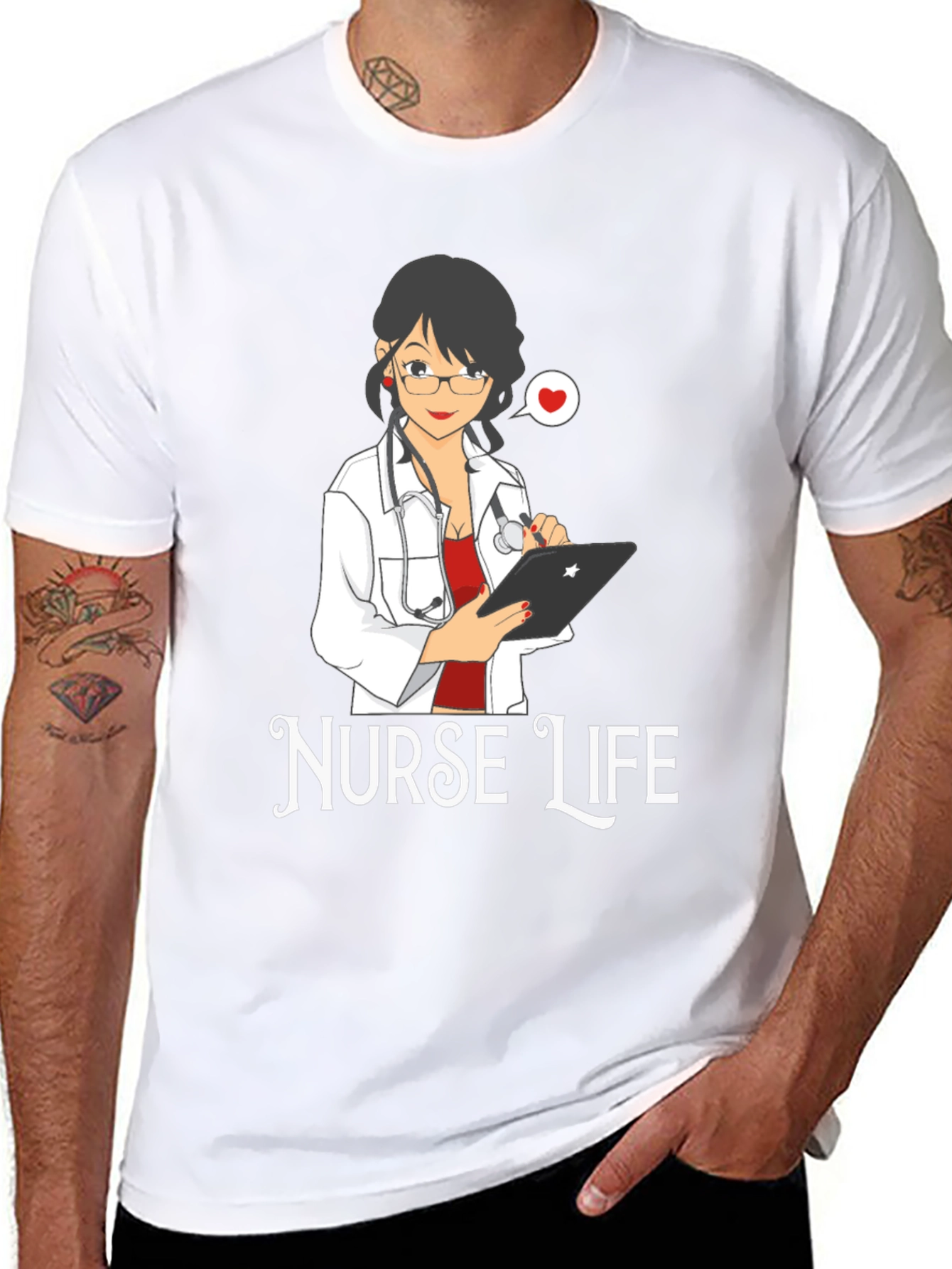 Nurse Life Graphic T-Shirt