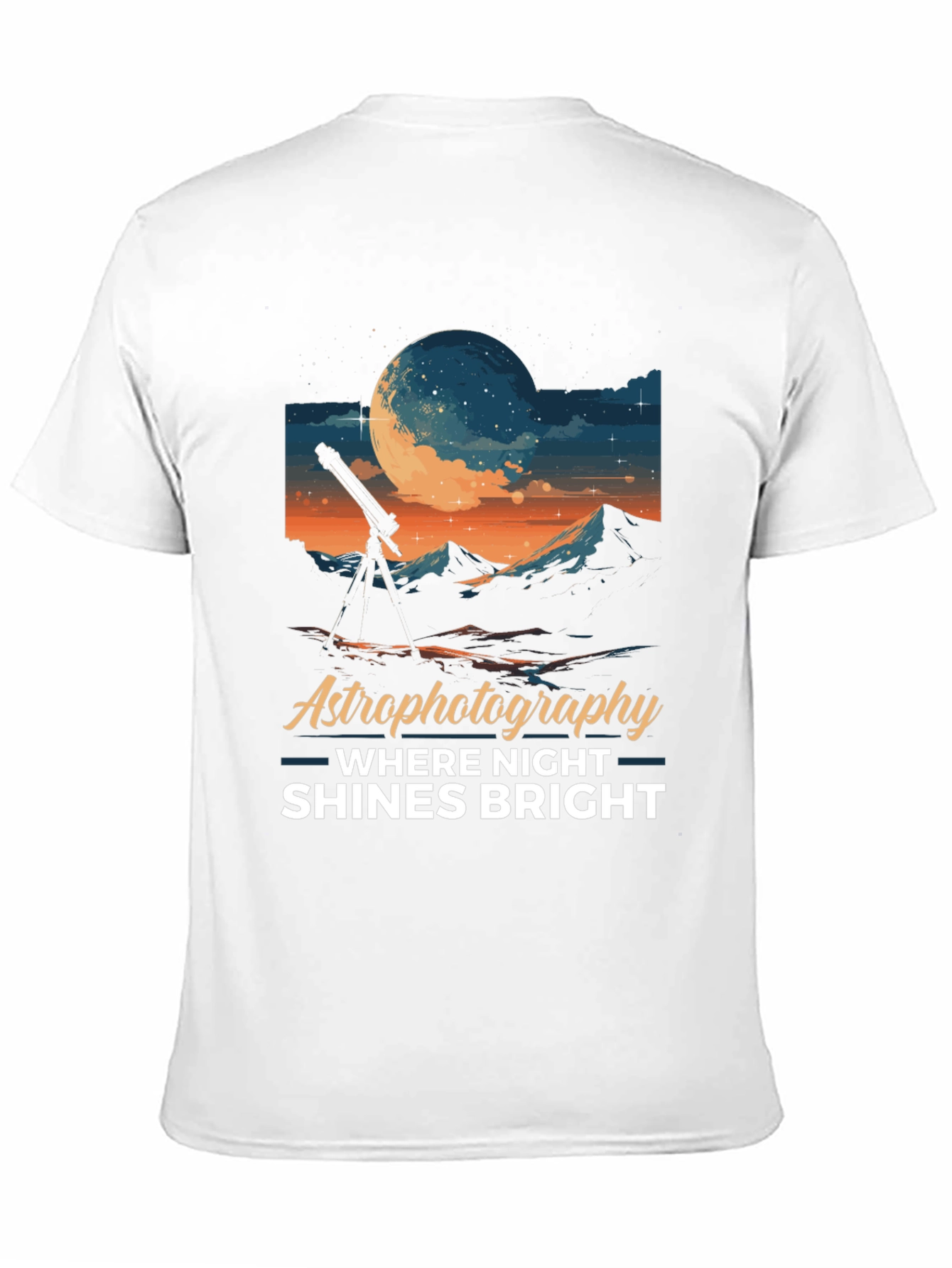 Astrophotography Night Shines Bright T-Shirt