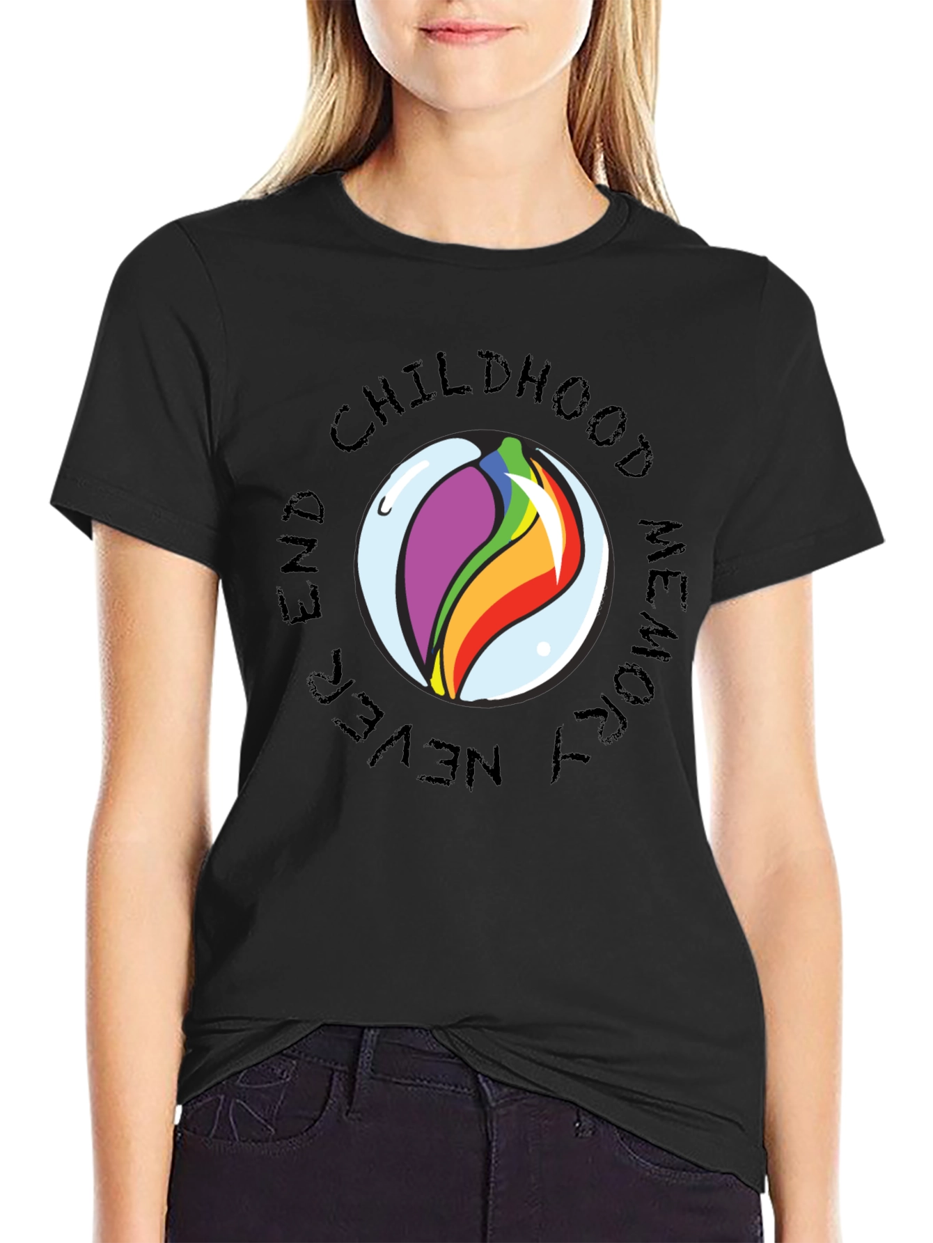 Childhood Memory Marble Graphic Tee
