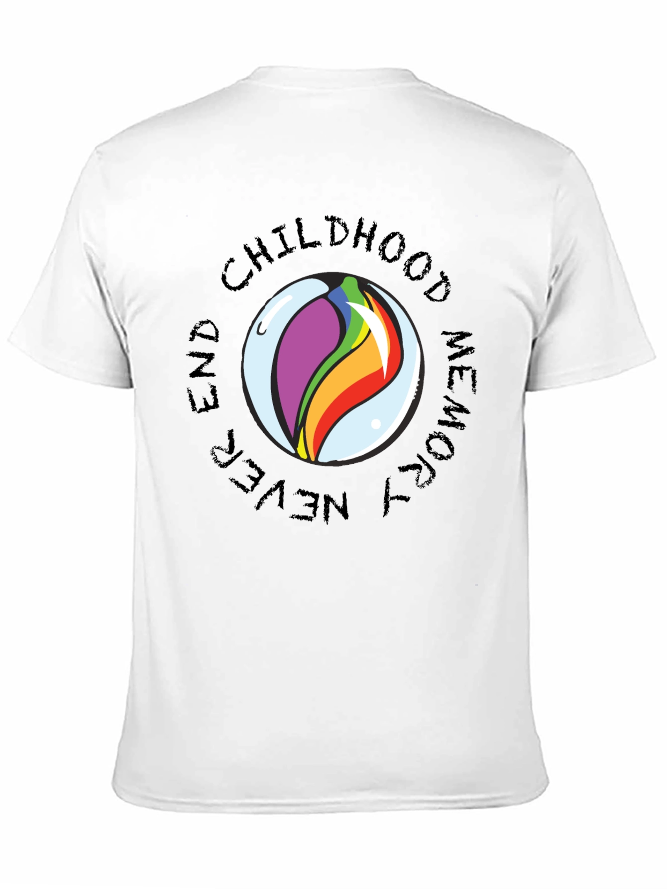 Childhood Memory Marble Graphic Tee