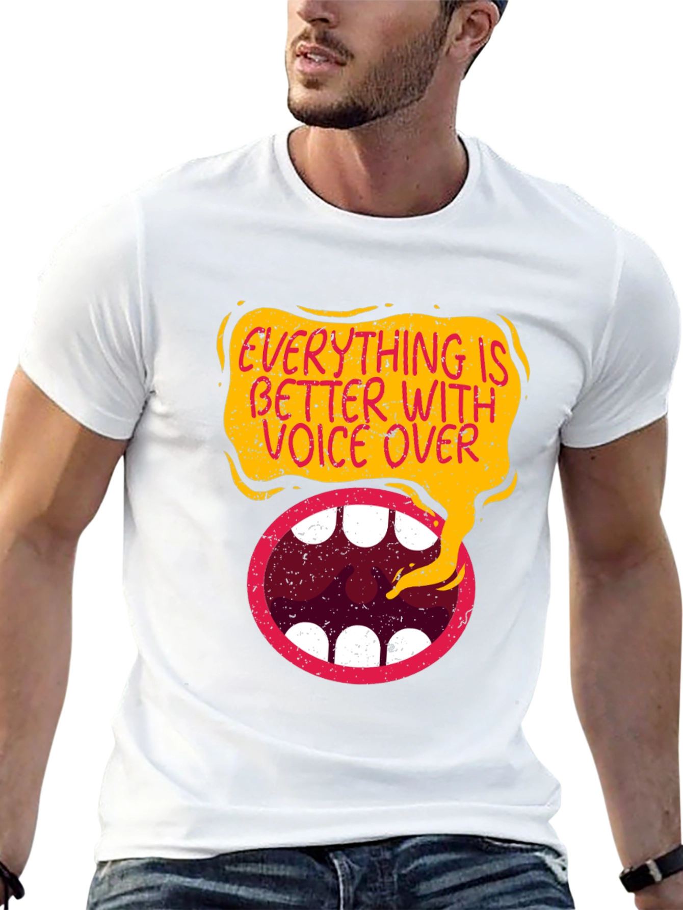 Everything is Better With Voice Over Black T-Shirt