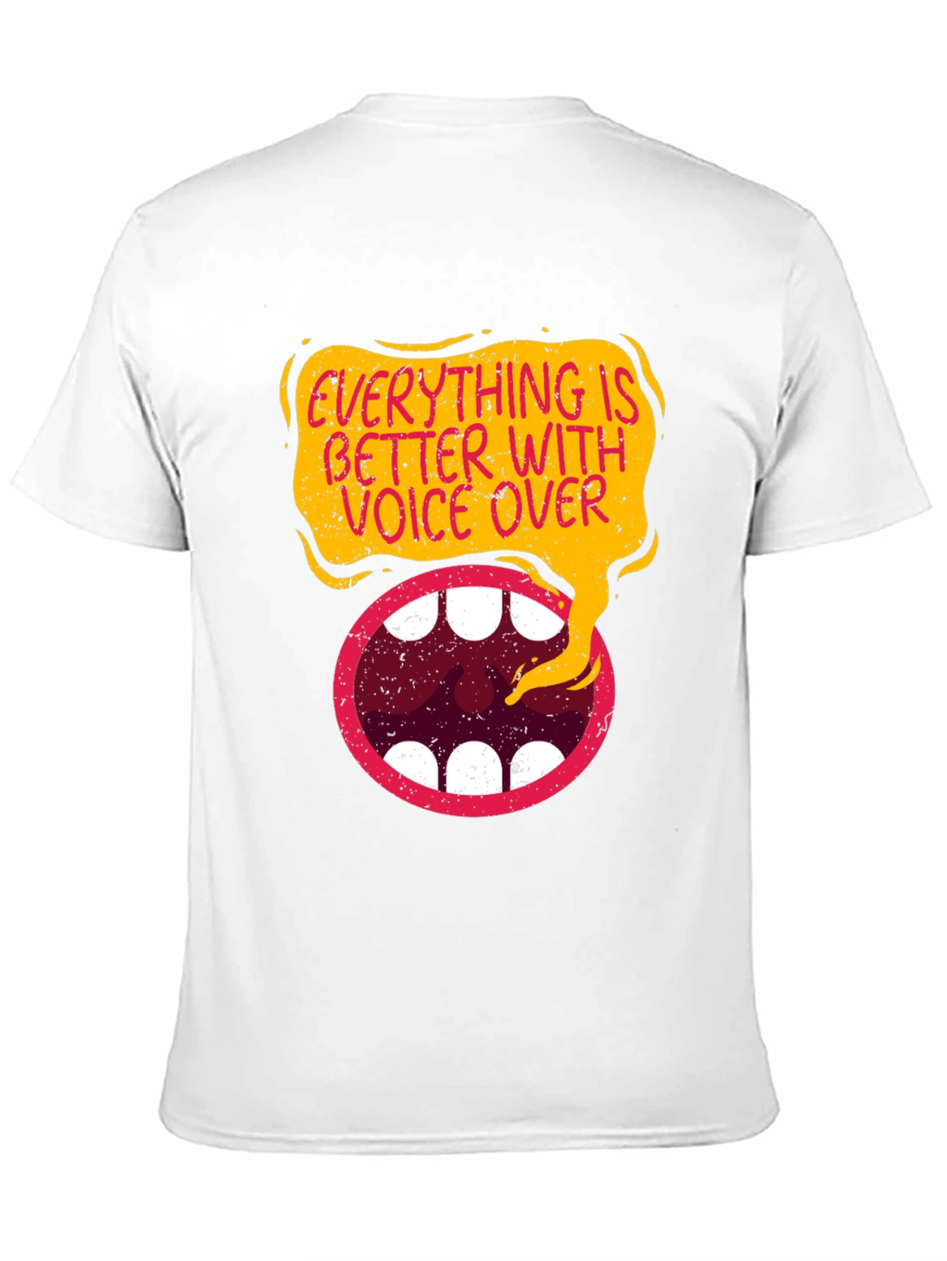 Everything is Better With Voice Over Black T-Shirt