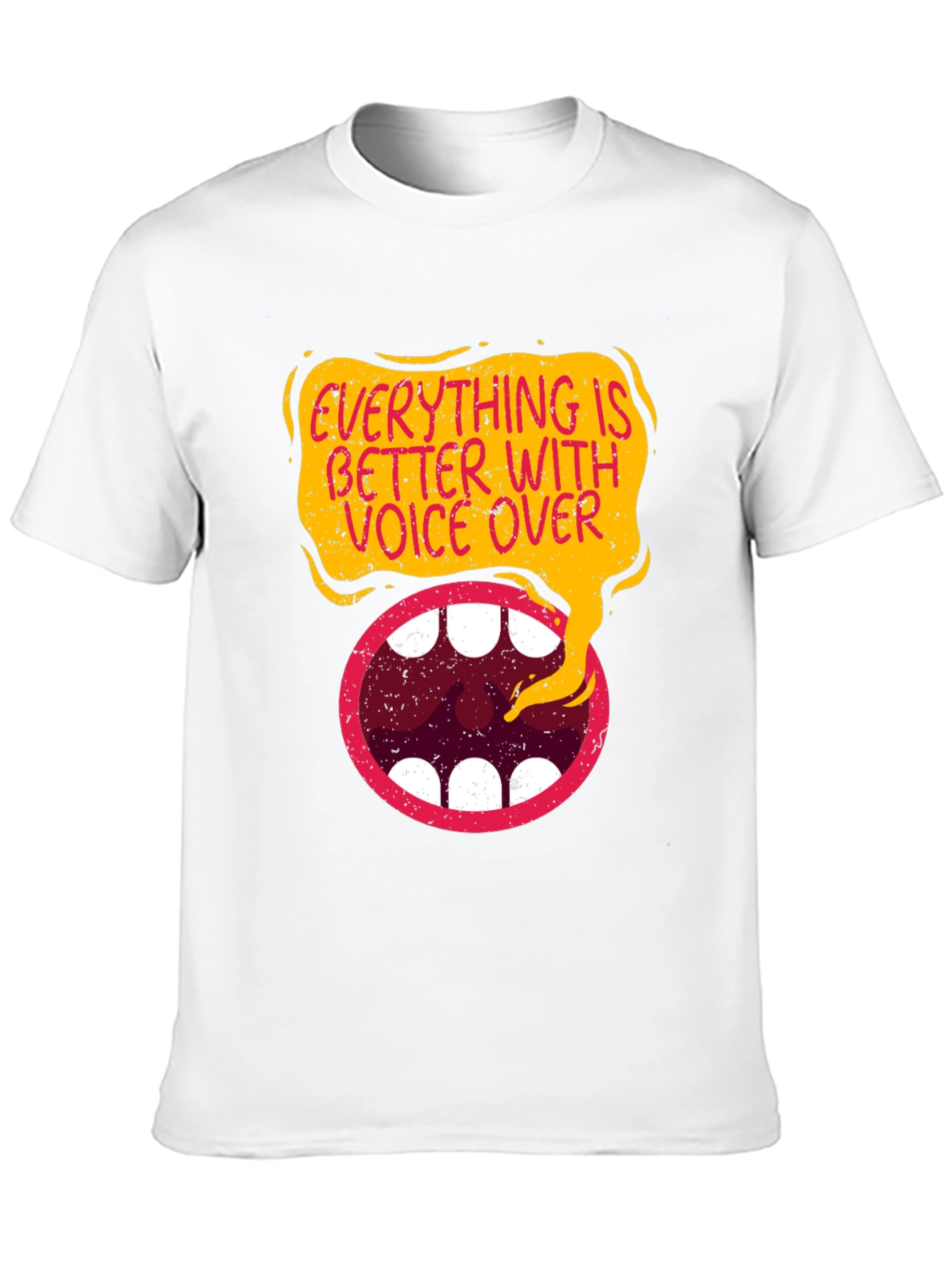 Everything is Better With Voice Over Black T-Shirt