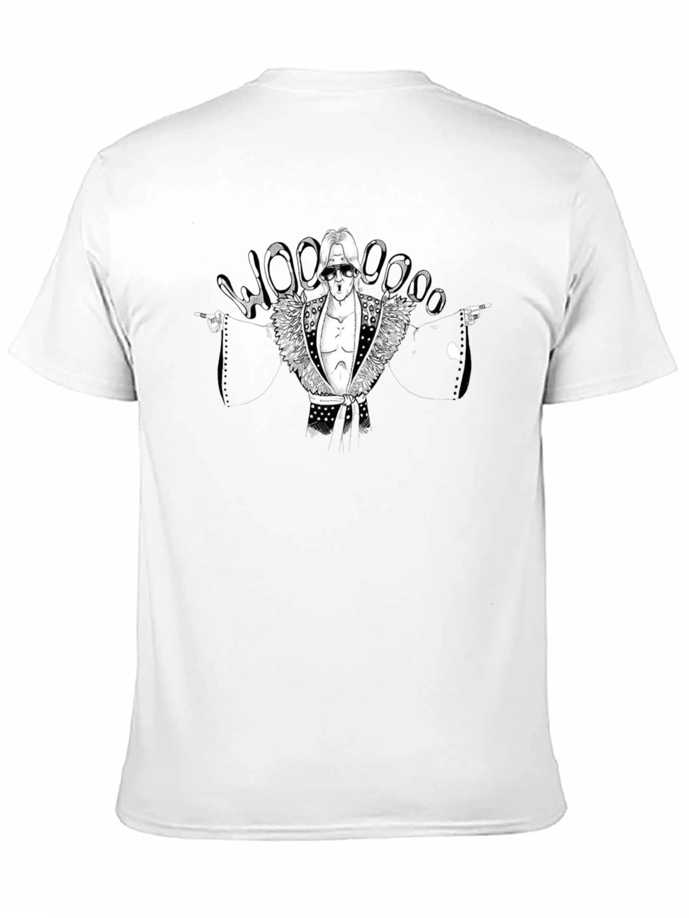 Woo! Ric Flair Graphic Black T-Shirt